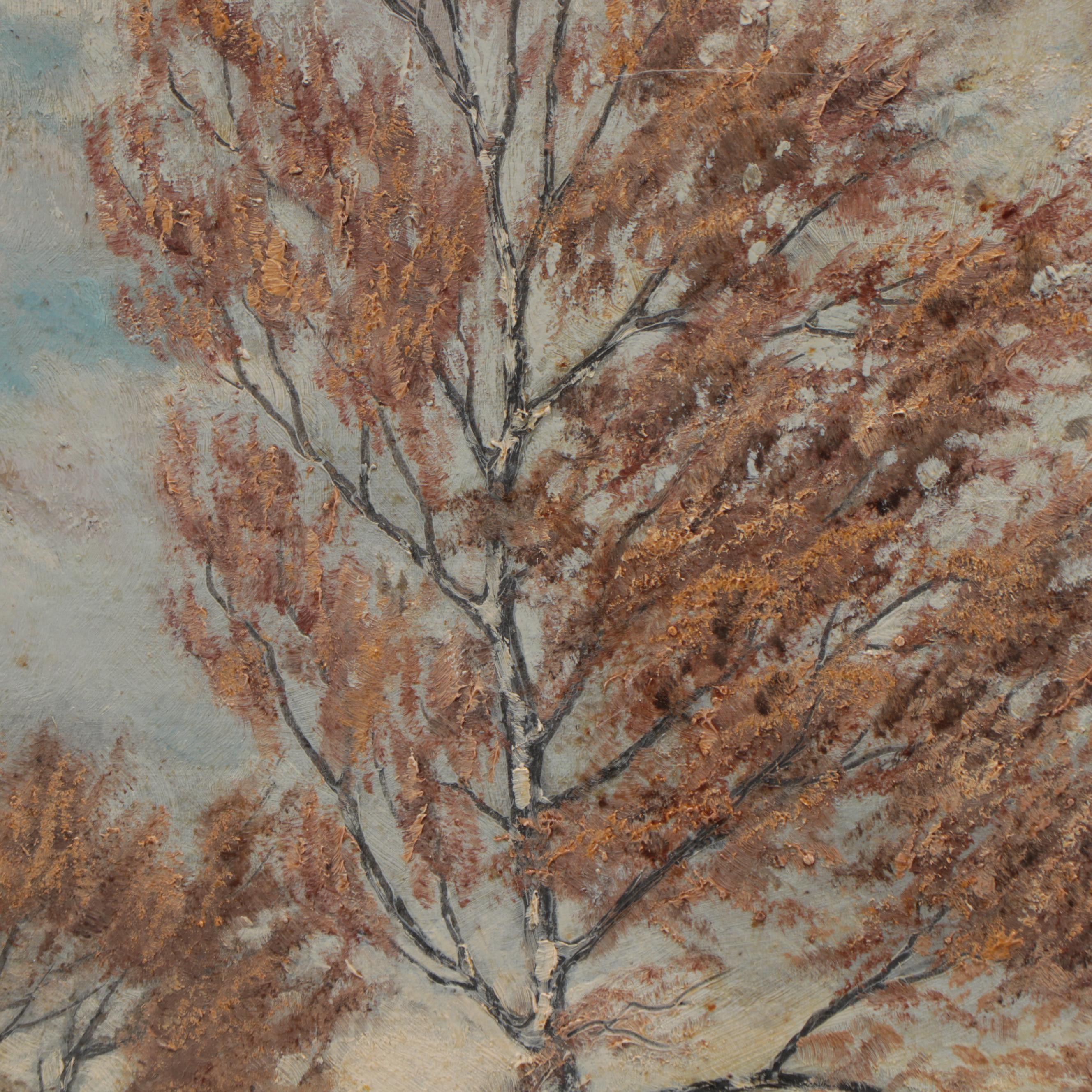 Lanscape Oil Painting of Creek