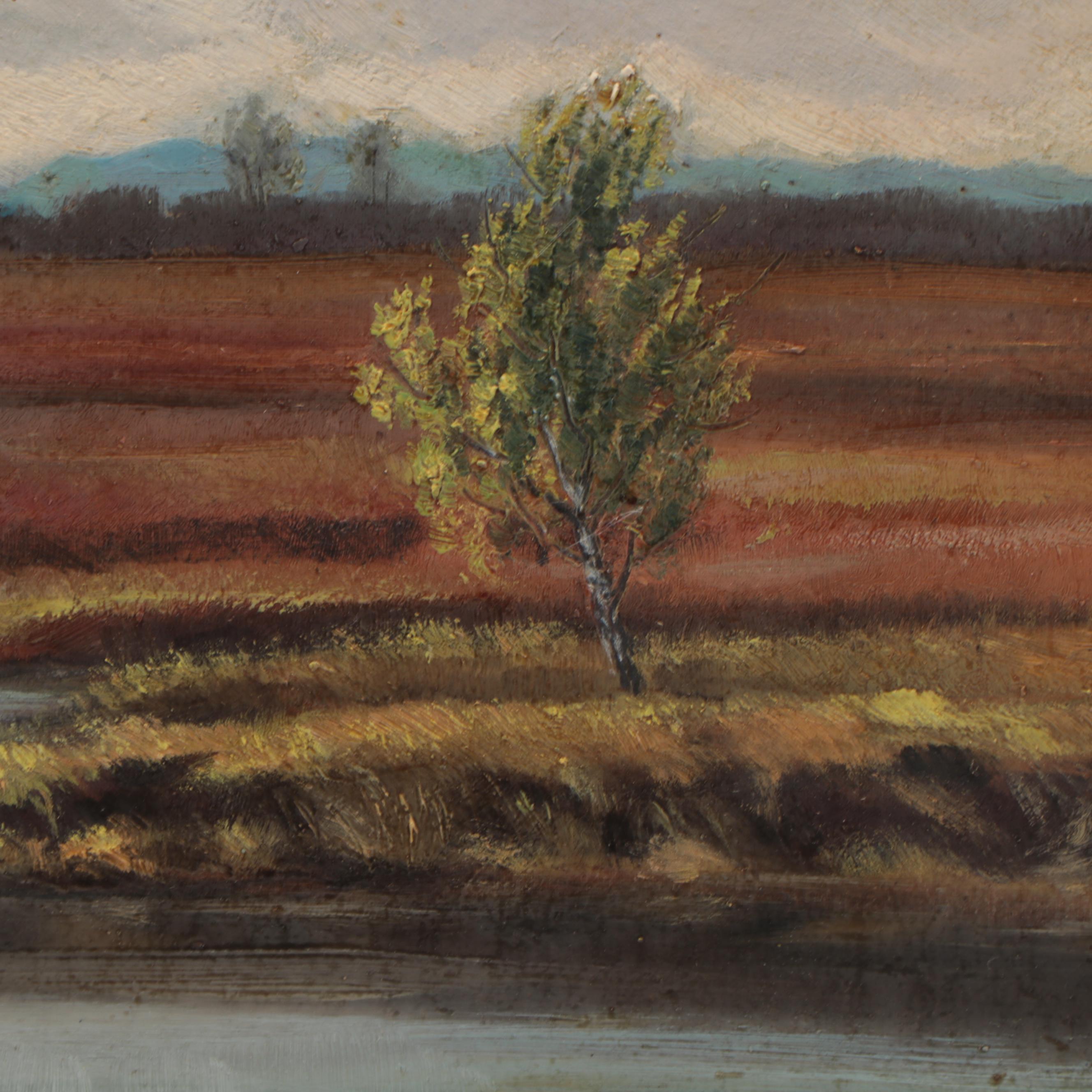 Lanscape Oil Painting of Creek