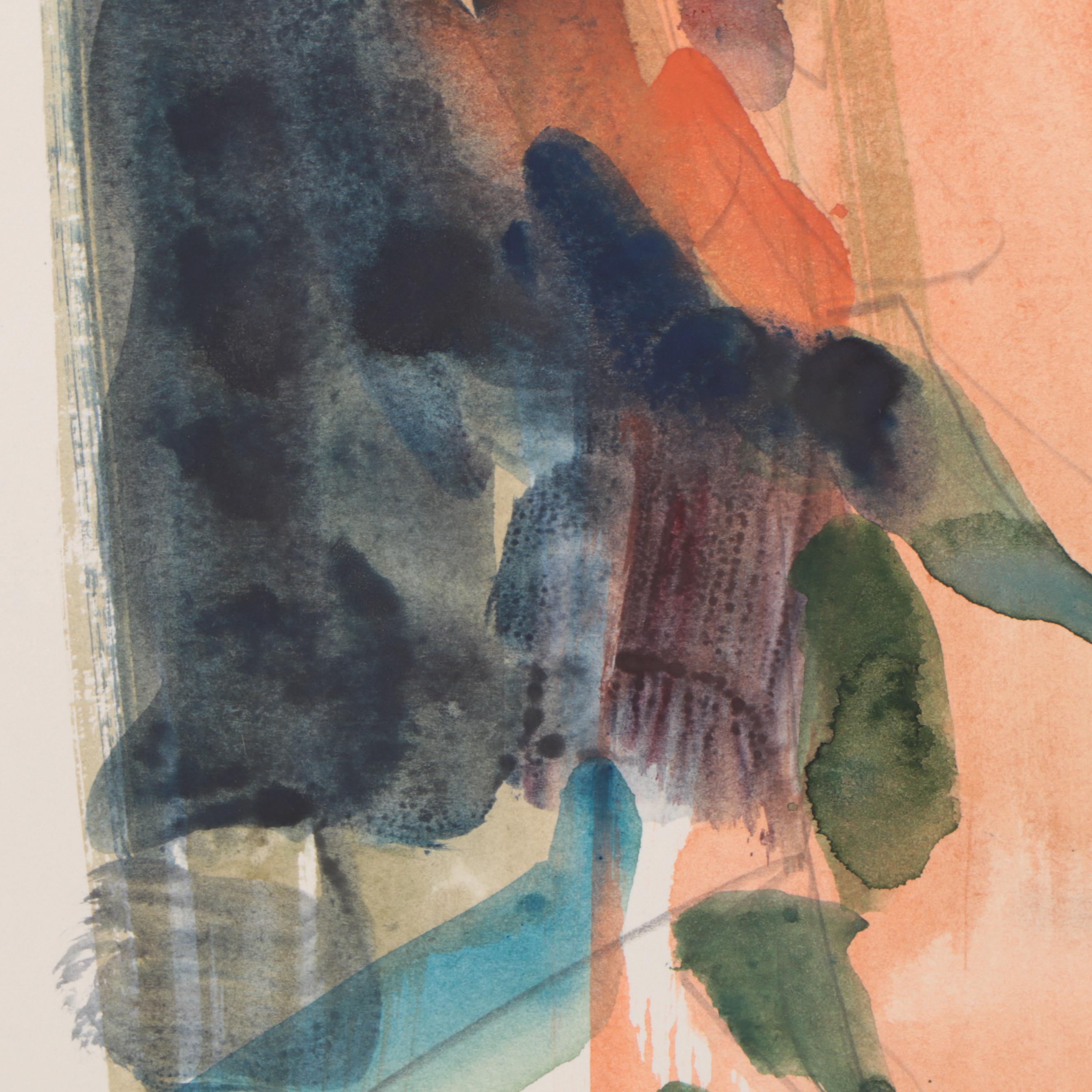 Jack Meanwell Watercolor Painting of Portrait