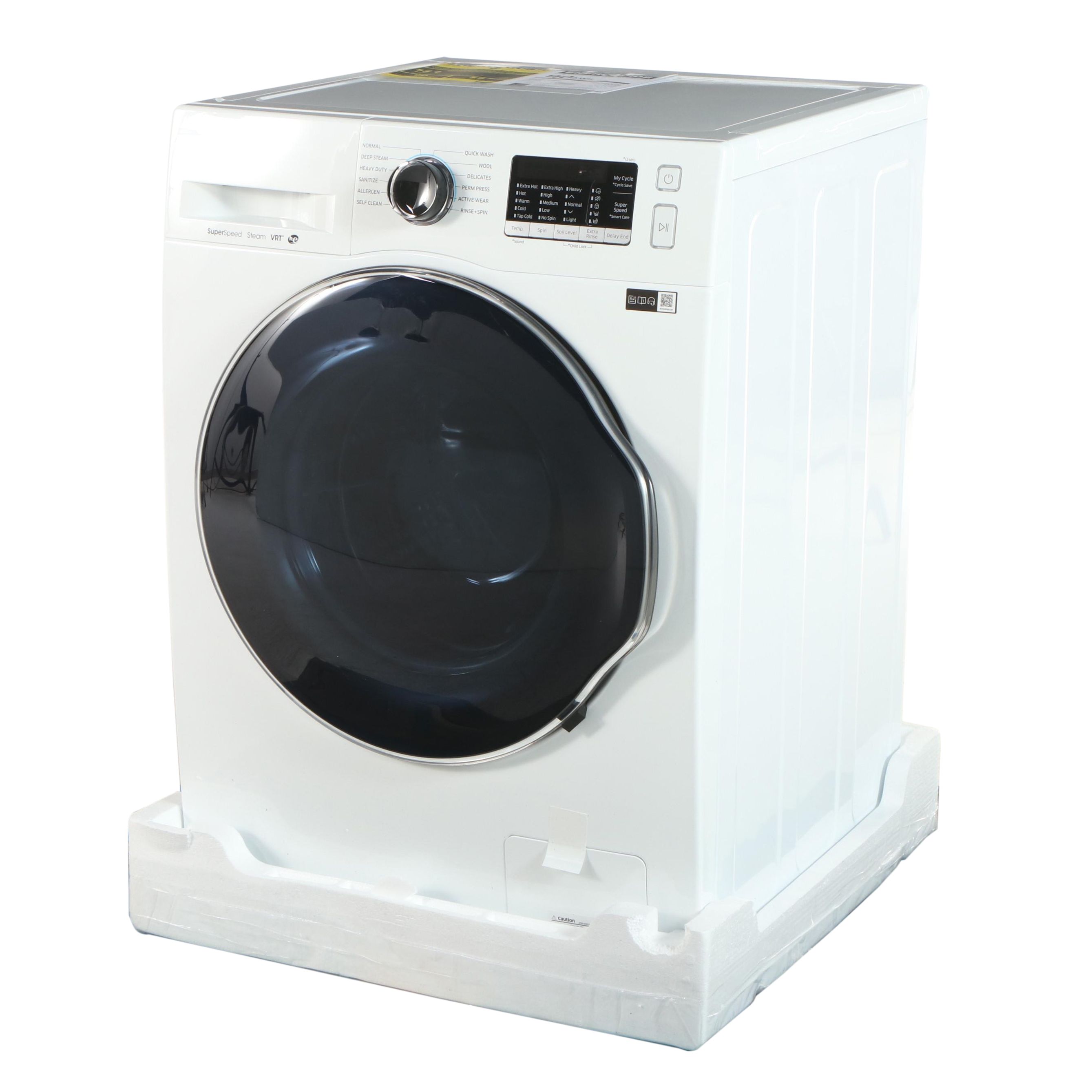 Samsung 2.2 Cu. Ft. White Compact Front Load Washer with Super Speed