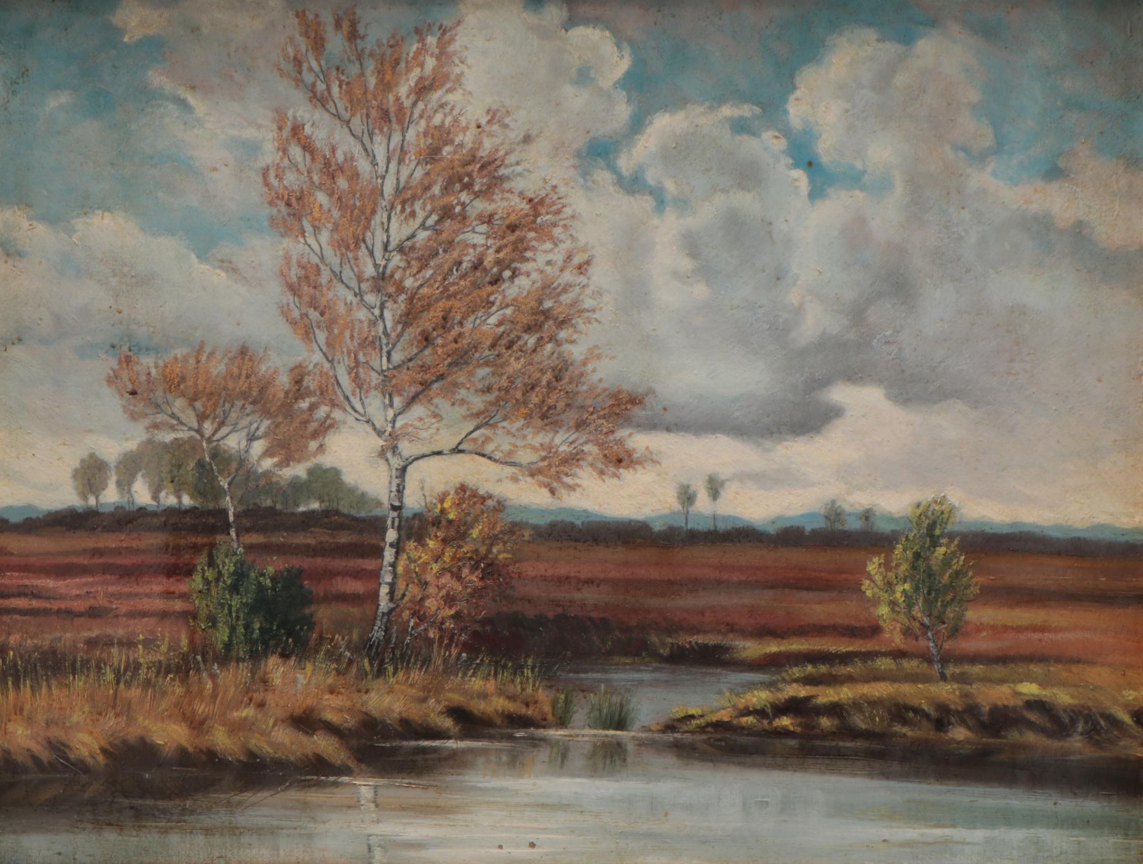 Lanscape Oil Painting of Creek