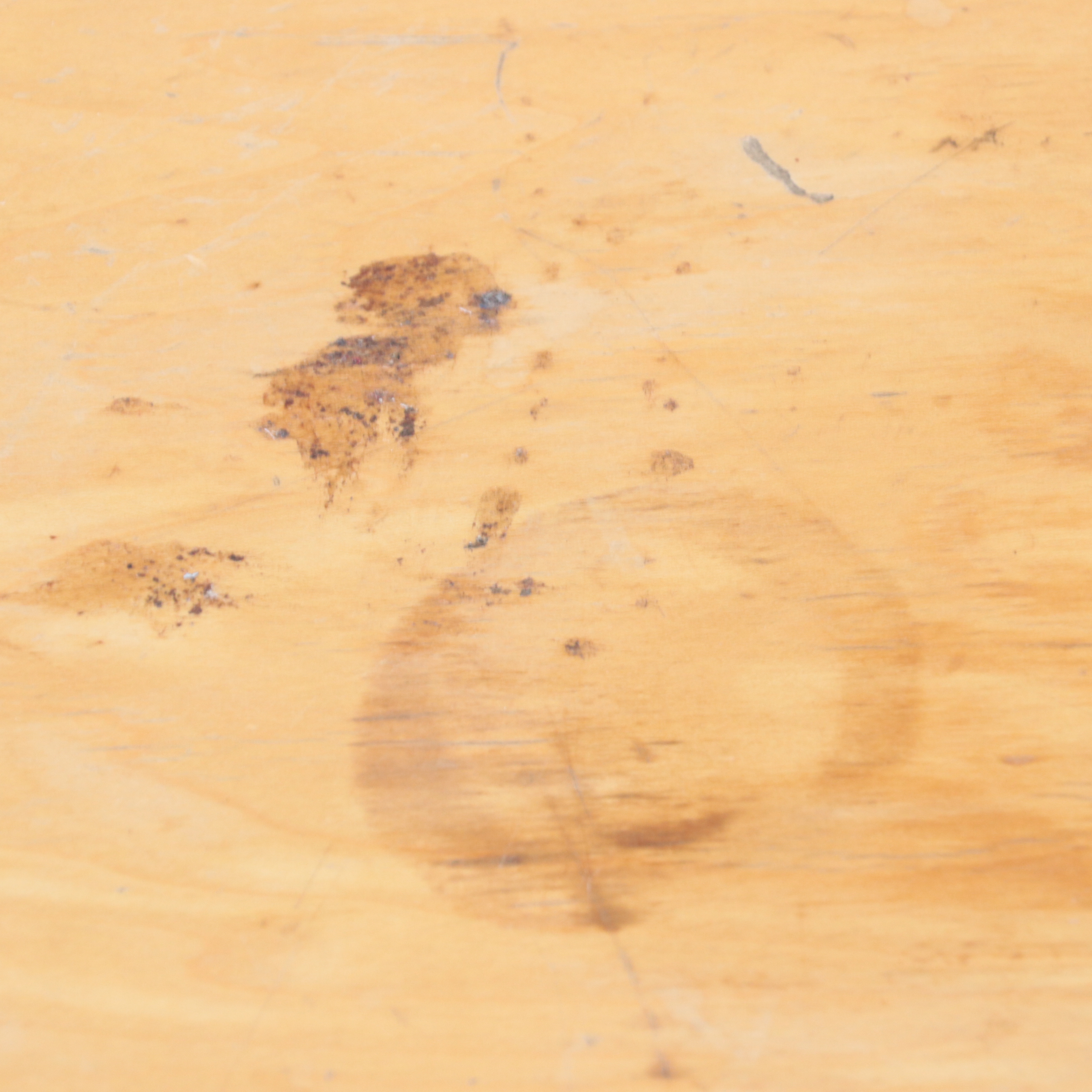 Three Metal and Wood-Veneered Top Rolling Retail Display Tables
