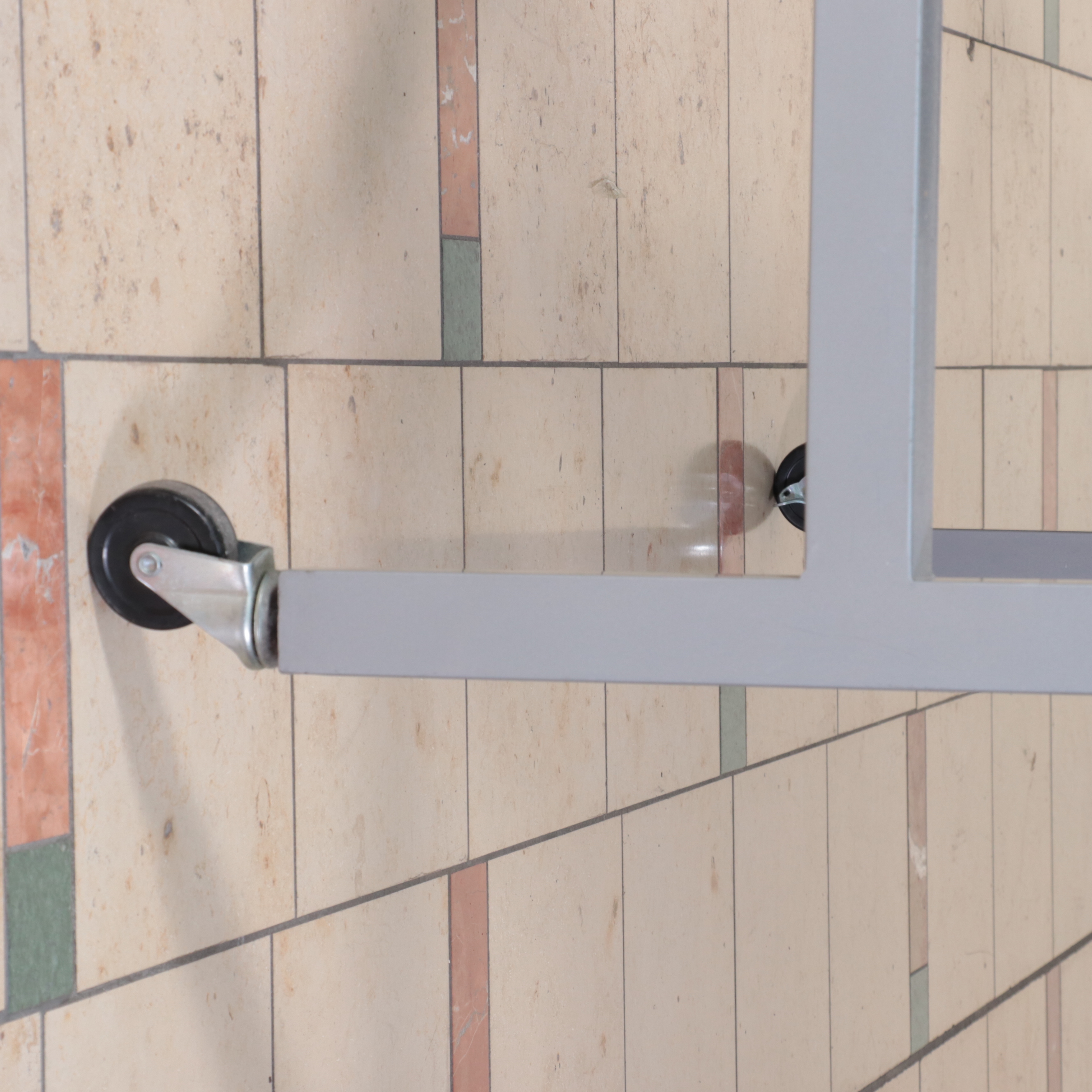 Mobile 2 Tiered Display Table and Nesting Table