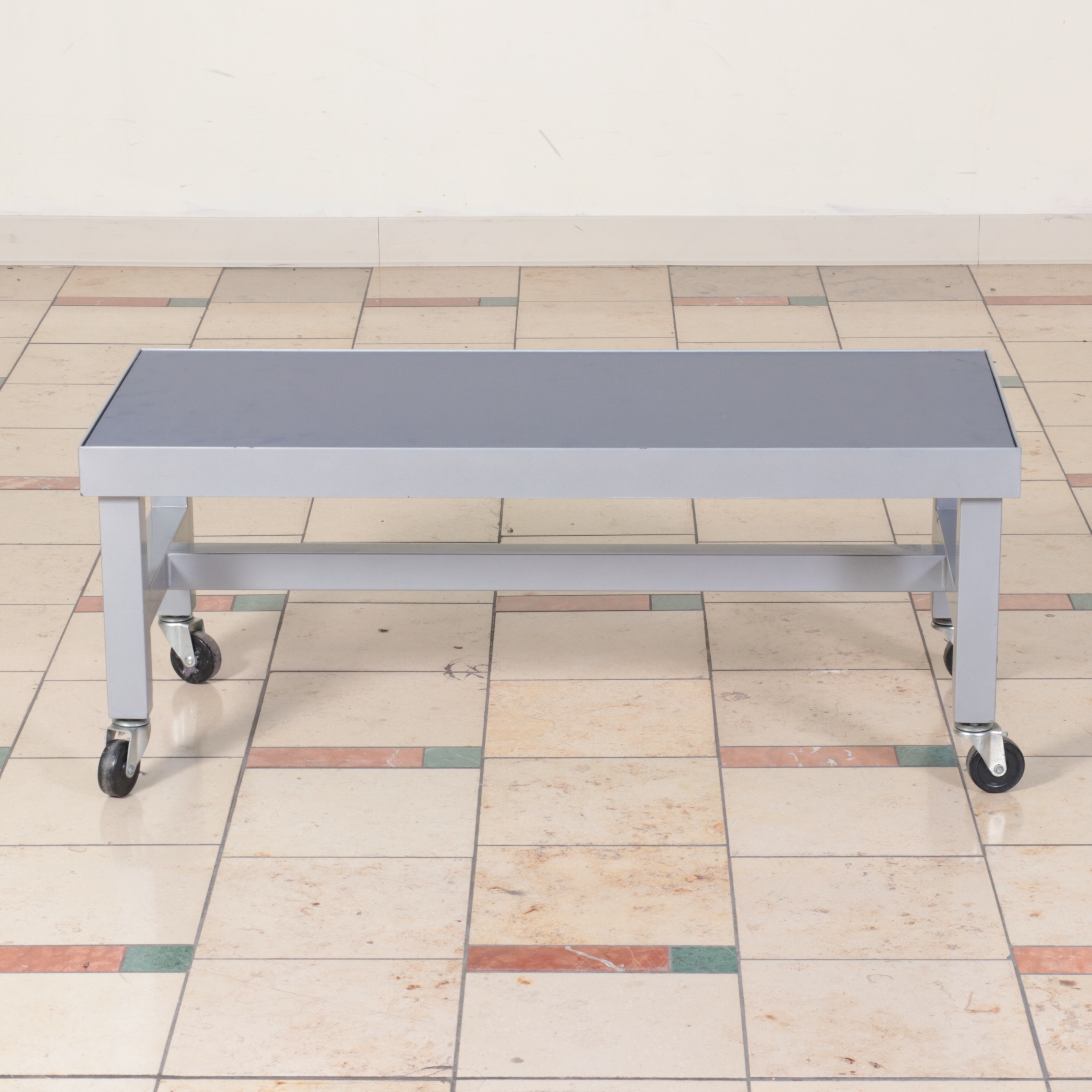 Mobile 2 Tiered Display Table and Nesting Table