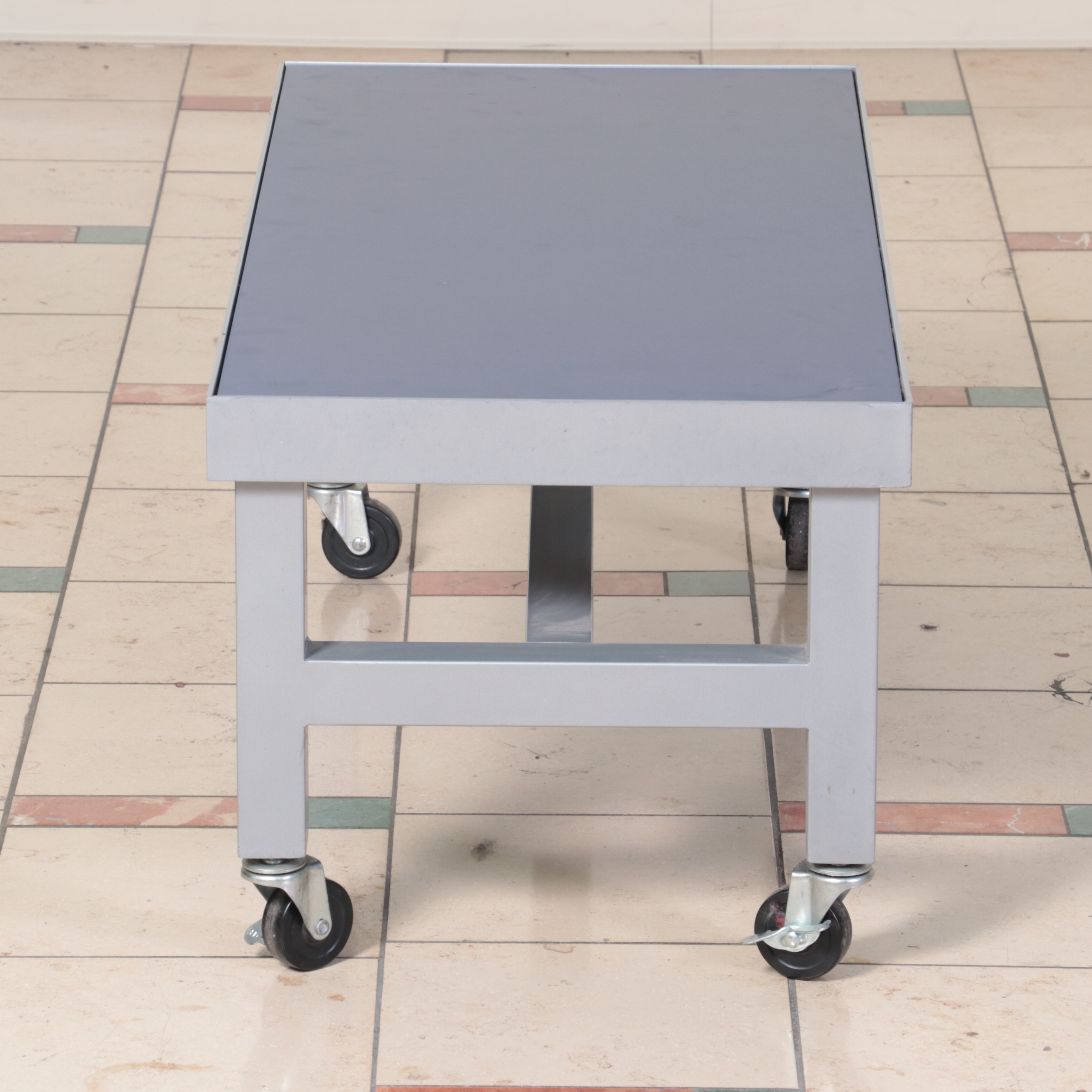 Mobile 2 Tiered Display Table and Nesting Table
