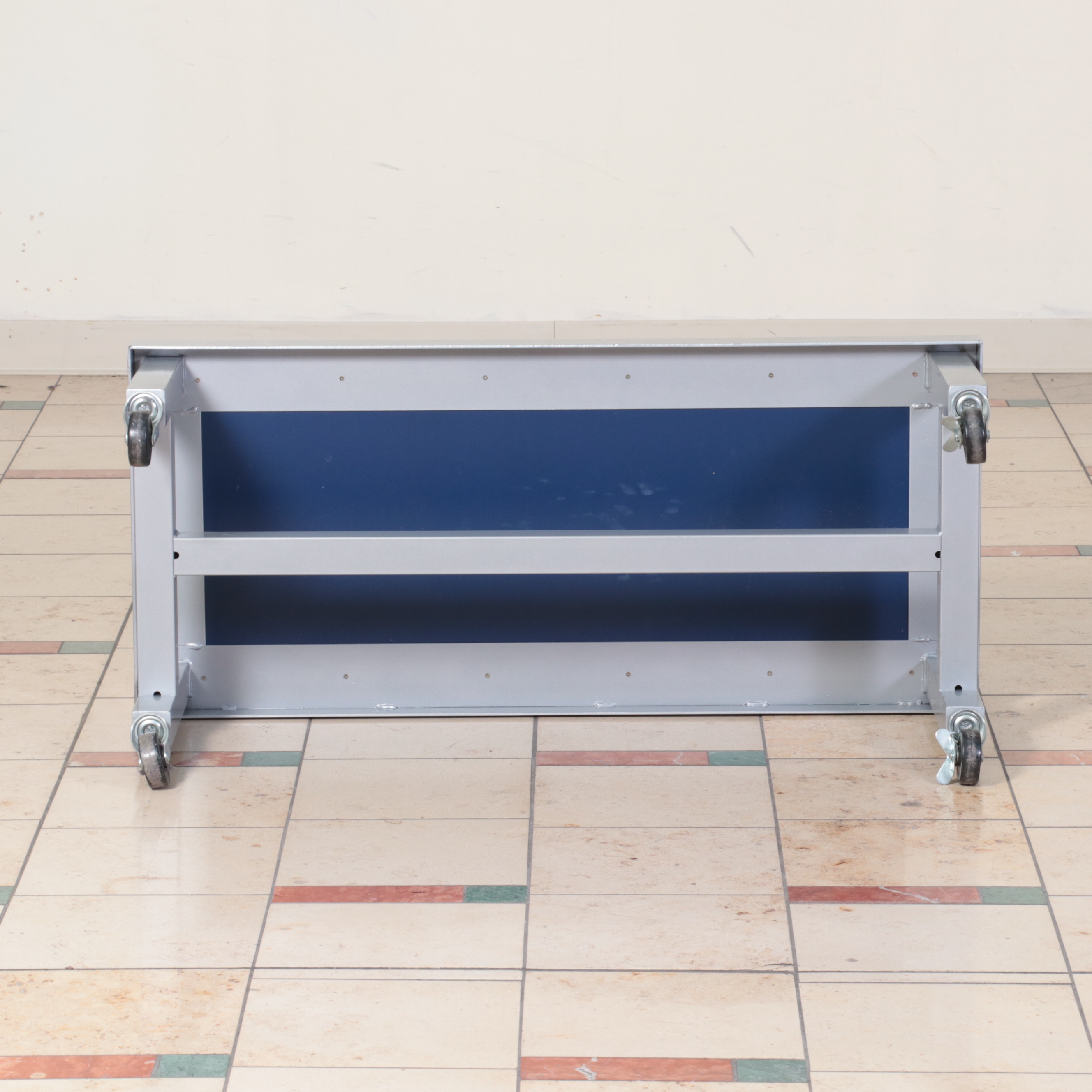 Mobile 2 Tiered Display Table and Nesting Table