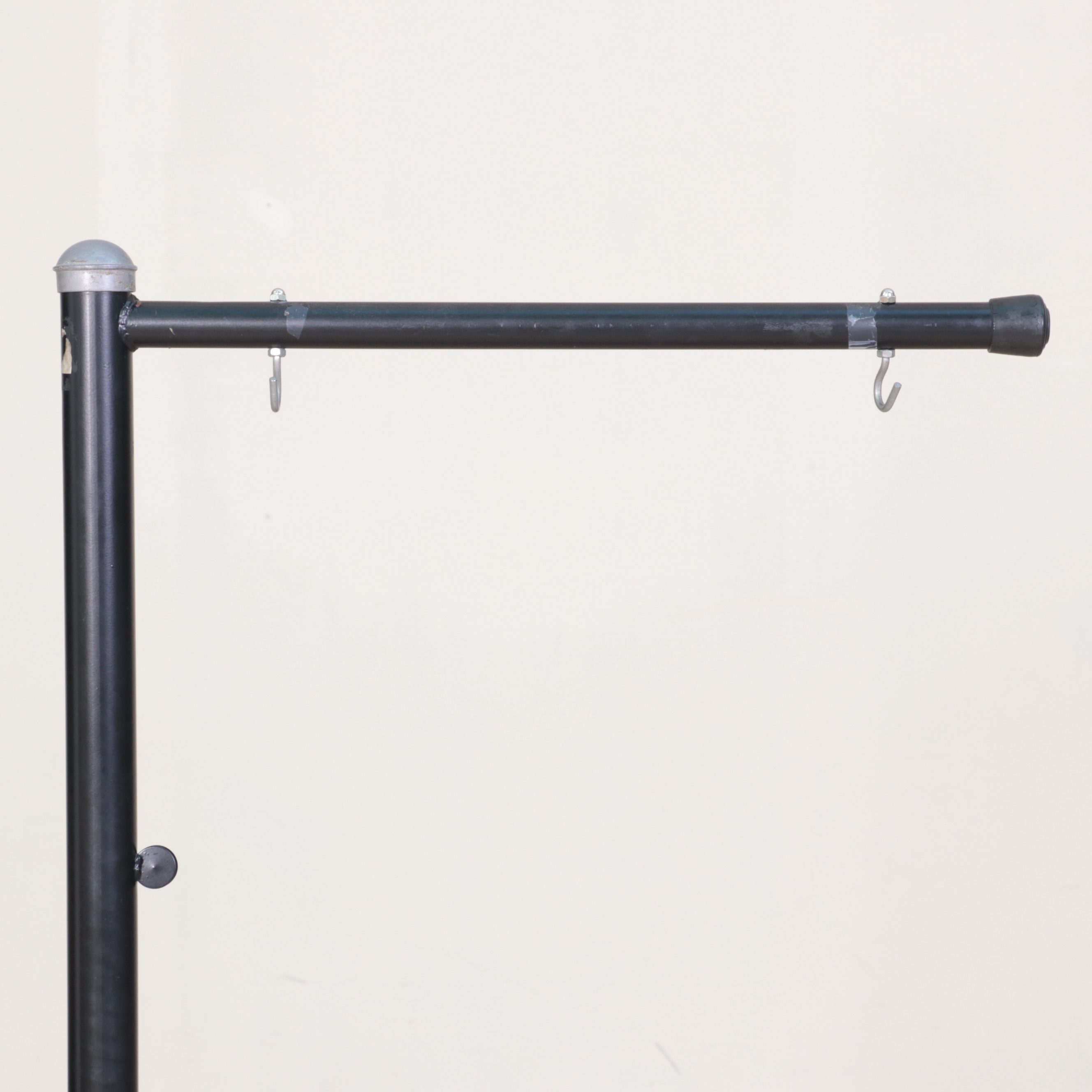 Three Metal Rolling Clothing Display Racks