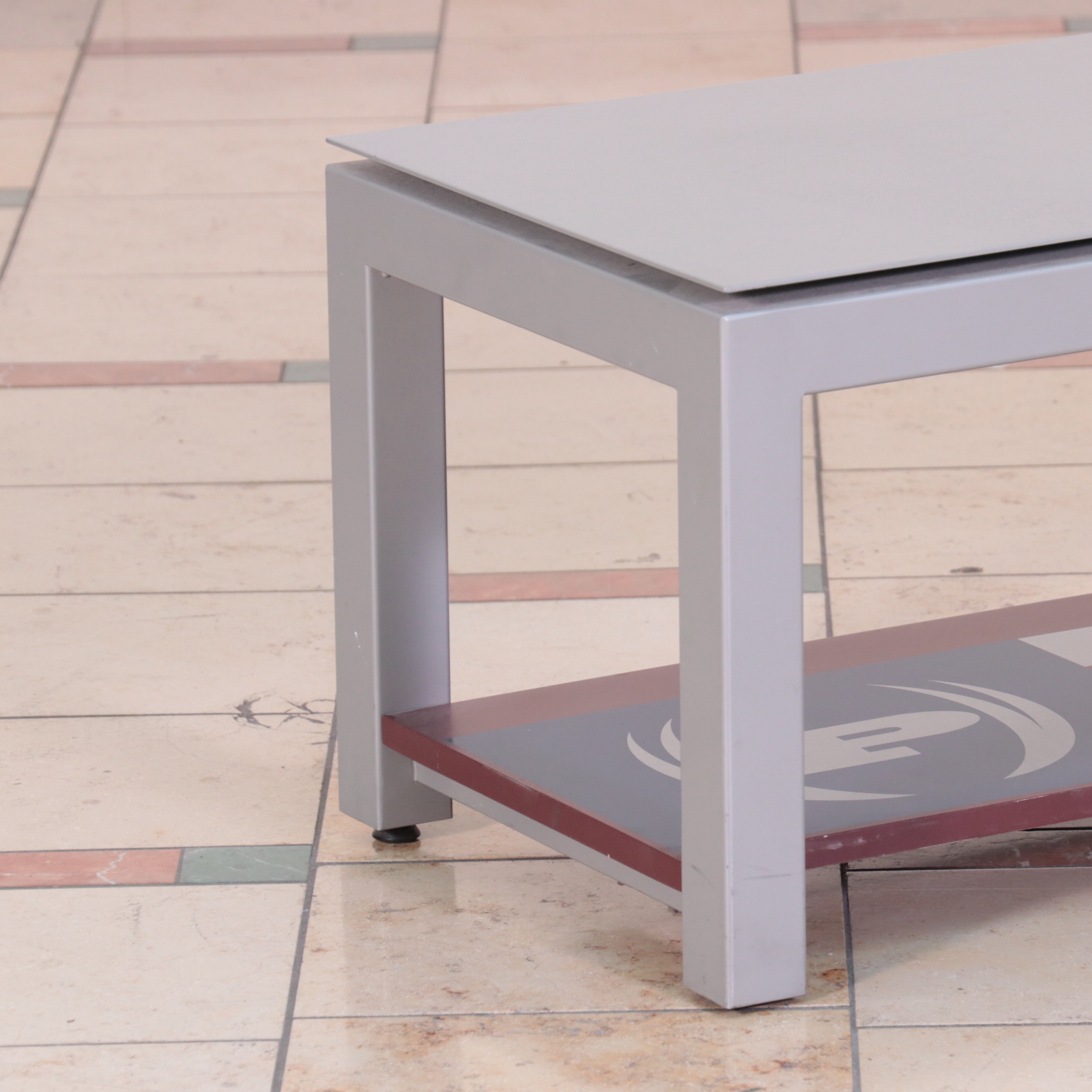 Three Phat Farm Metal Display Tables