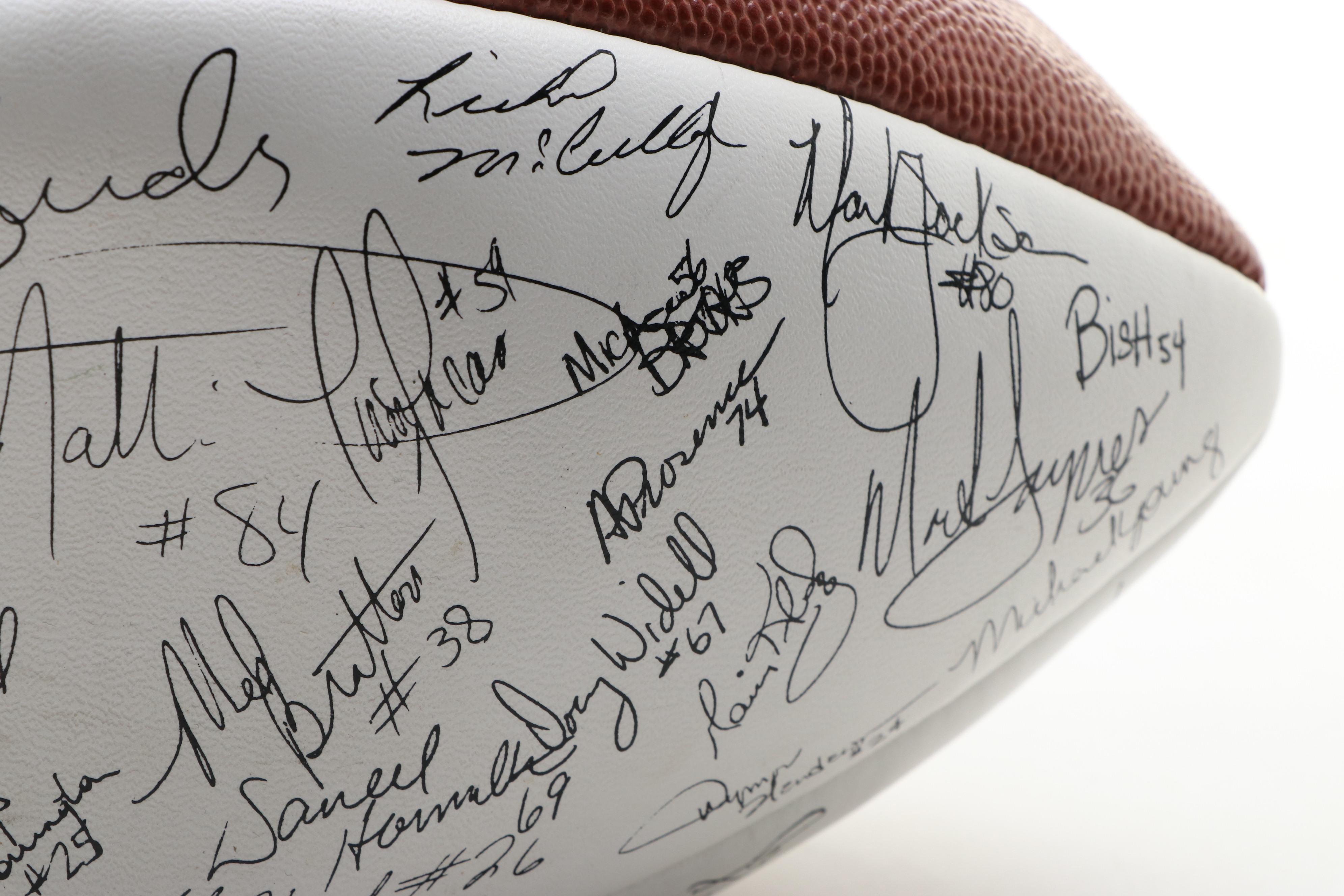 John Elway Signed Denver Broncos Throwback Royal Blue Football Helmet, Football