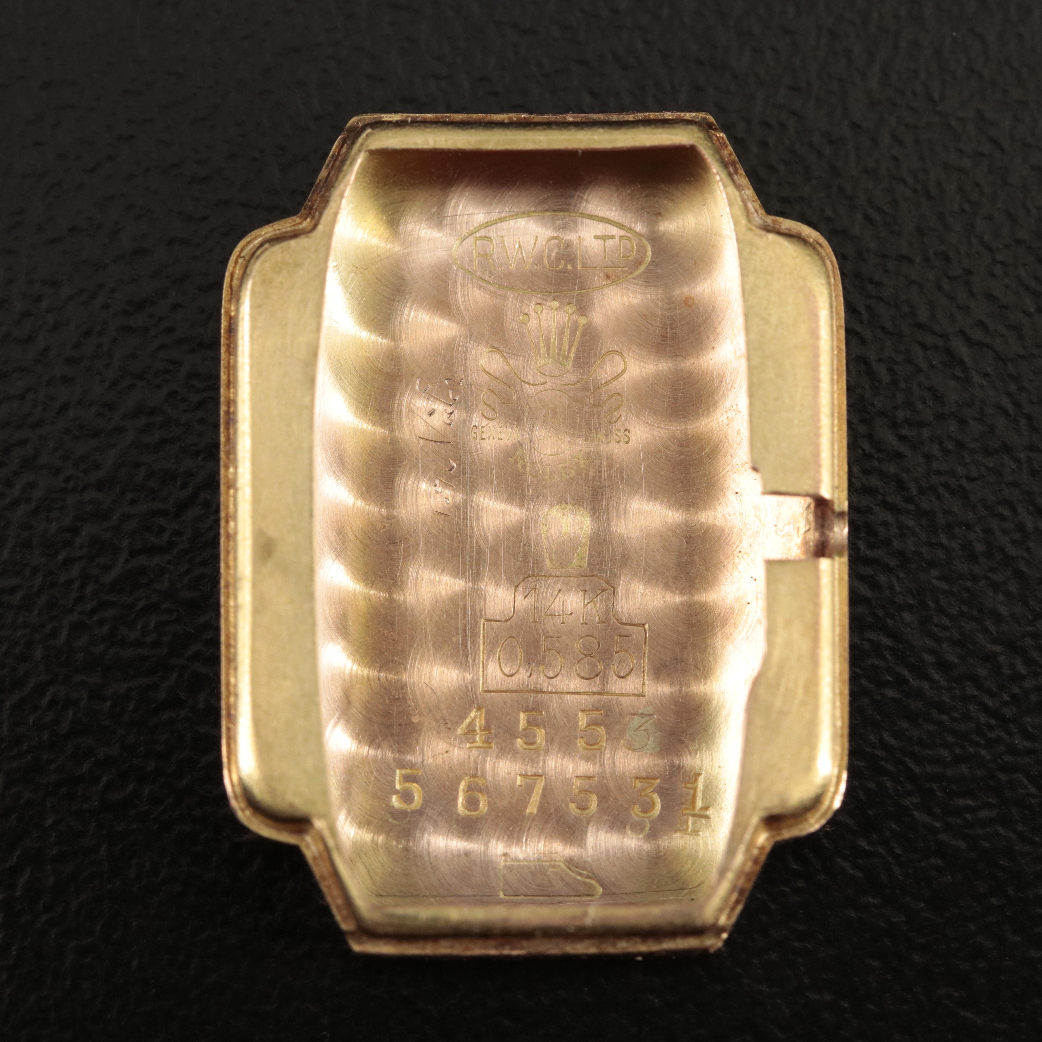 Vintage 14K Rolex Precision Super Balance Watch