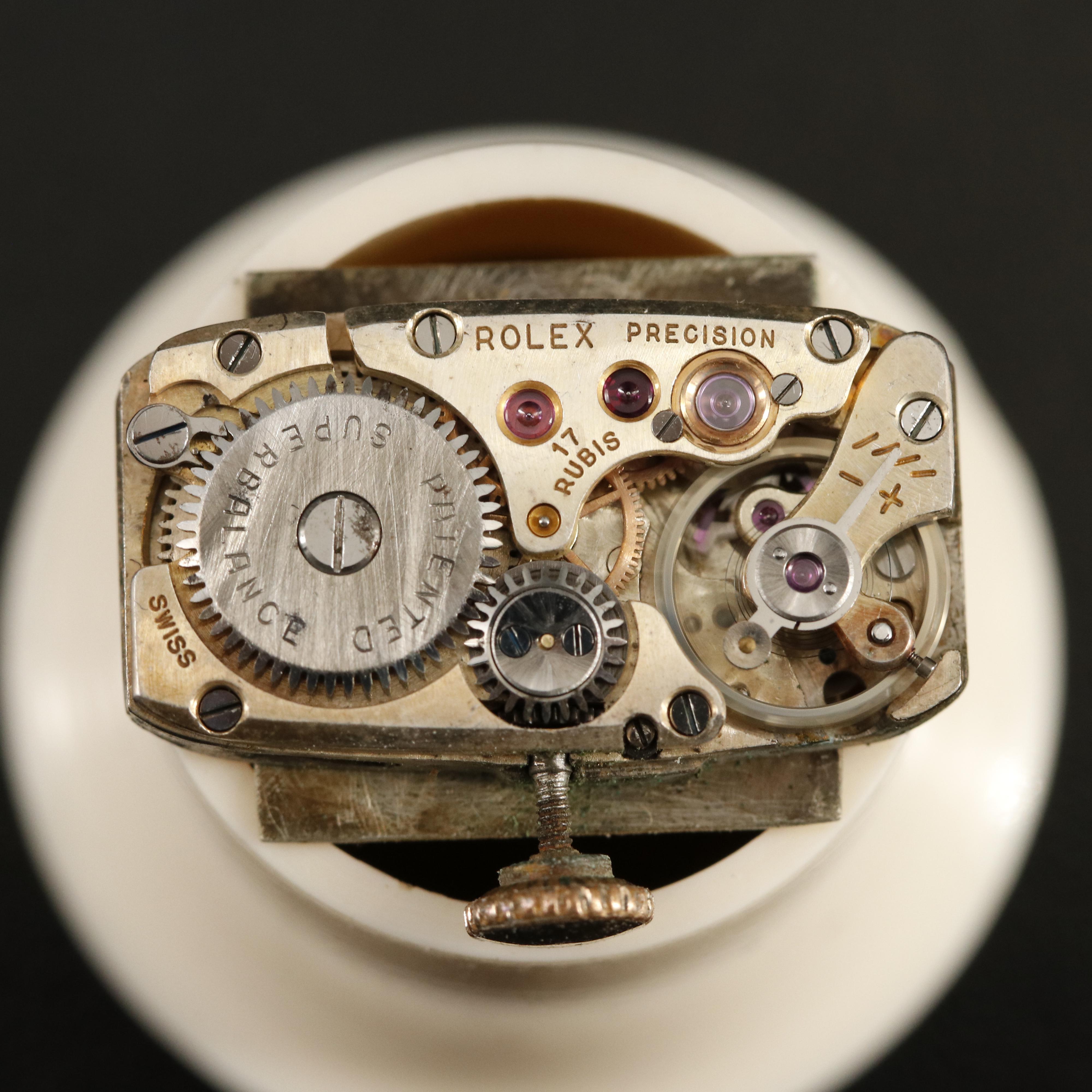 Vintage 14K Rolex Precision Super Balance Watch