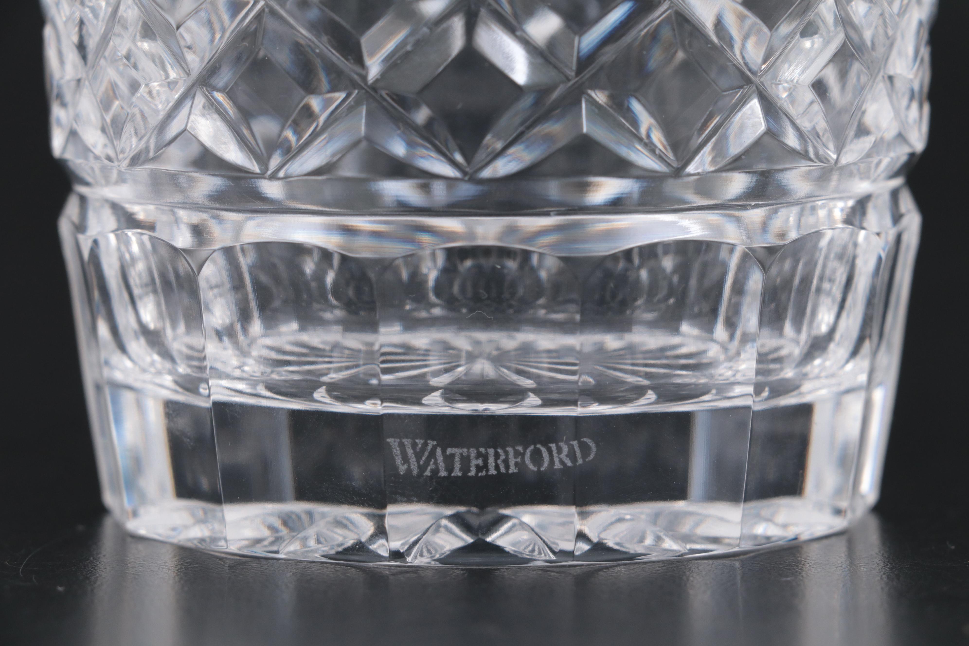 Waterford Crystal "Lismore" Double Old Fashioned Glasses