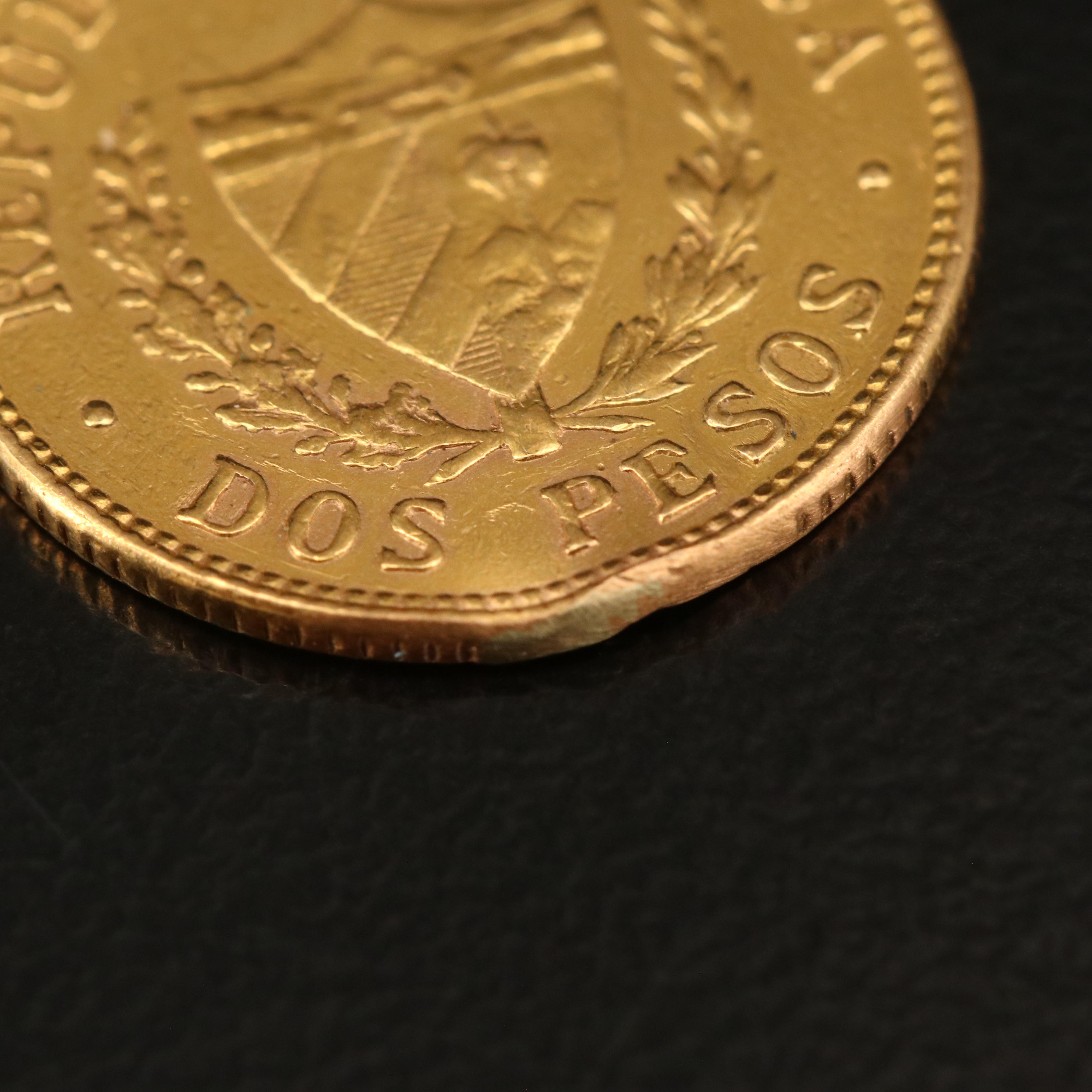 1916 Cuba 2-Pesos Gold Coin