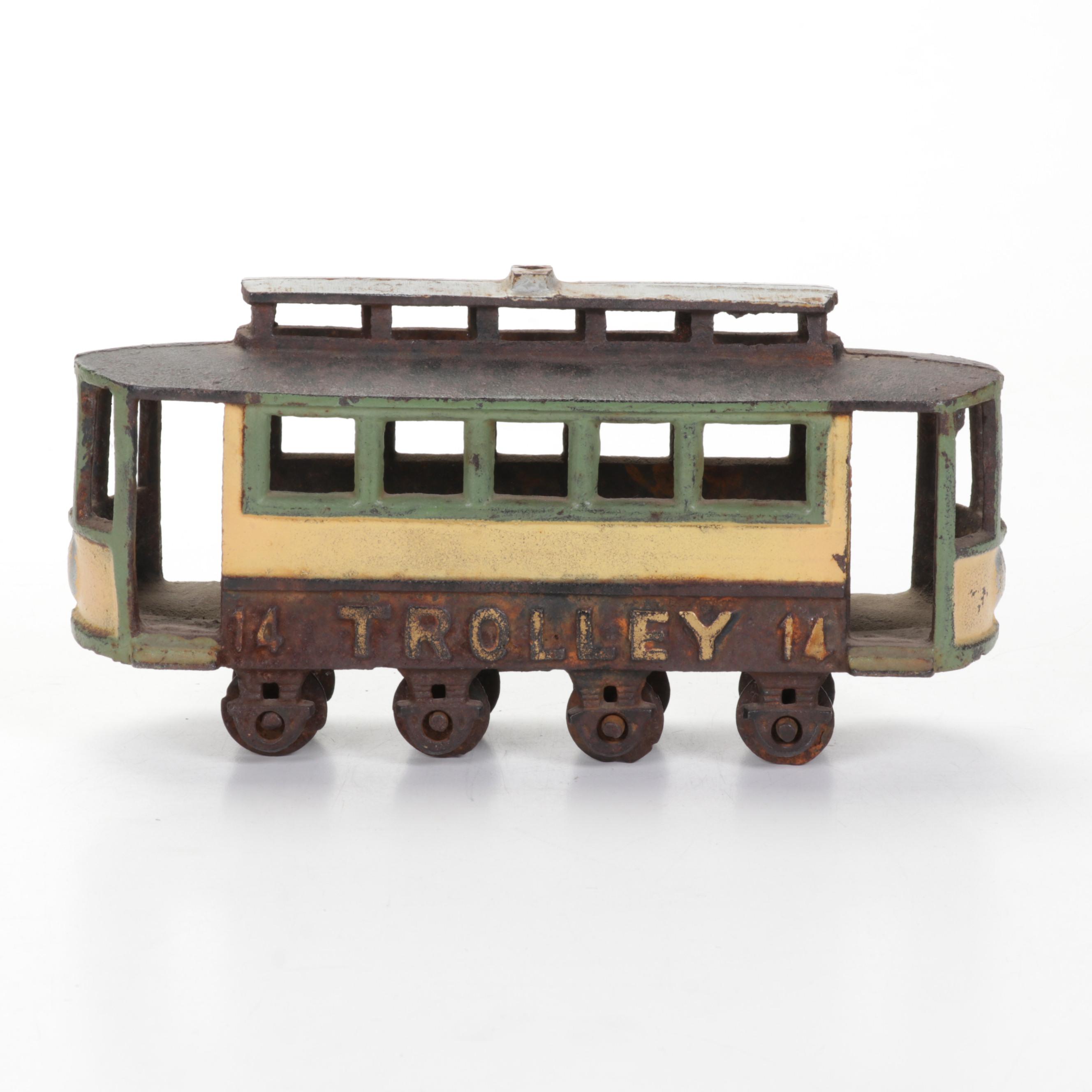Cast Iron Toy "Trolley"