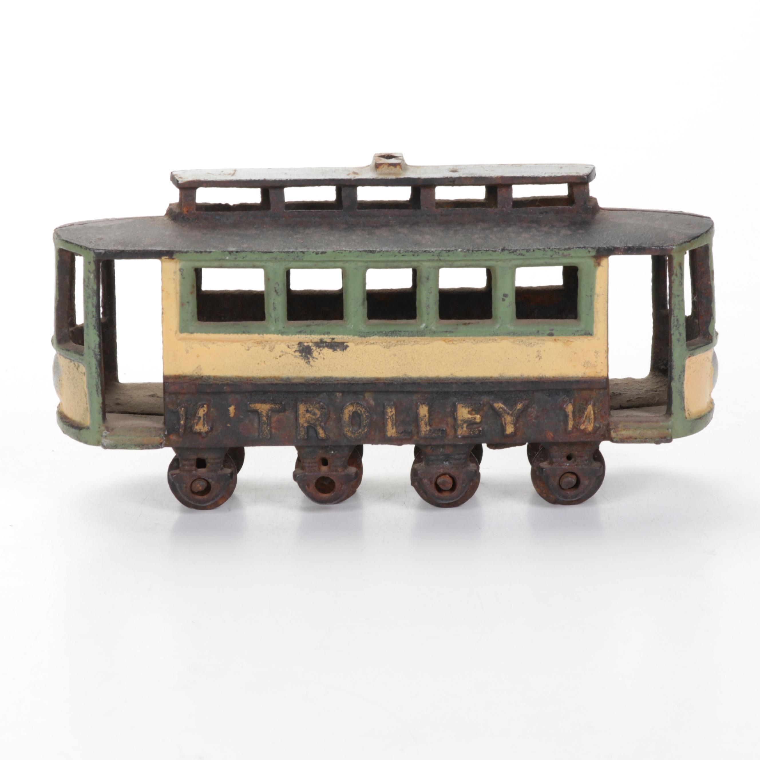 Cast Iron Toy "Trolley"