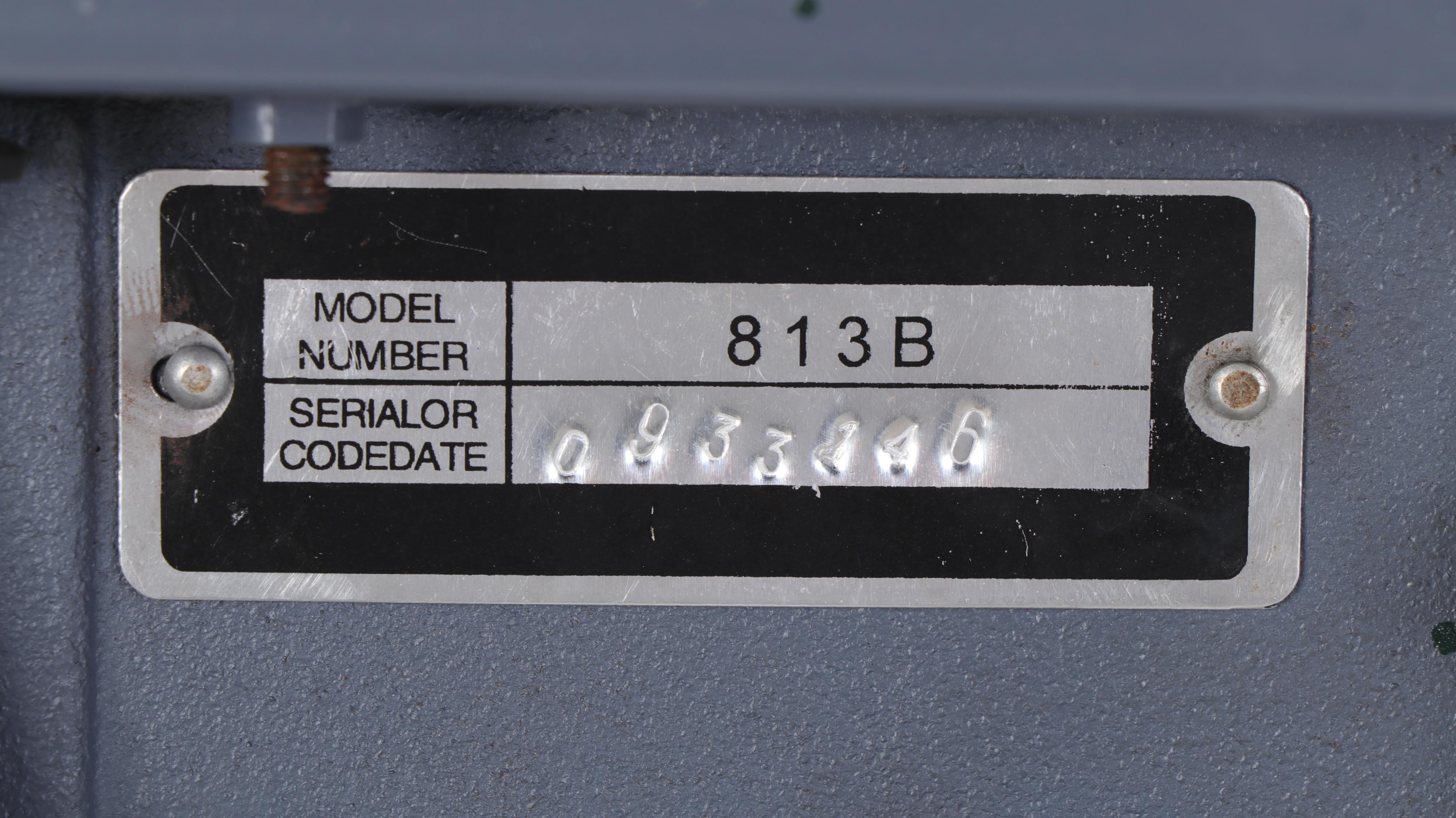 Central Machinery Model 813B Bench Mount Drill Press