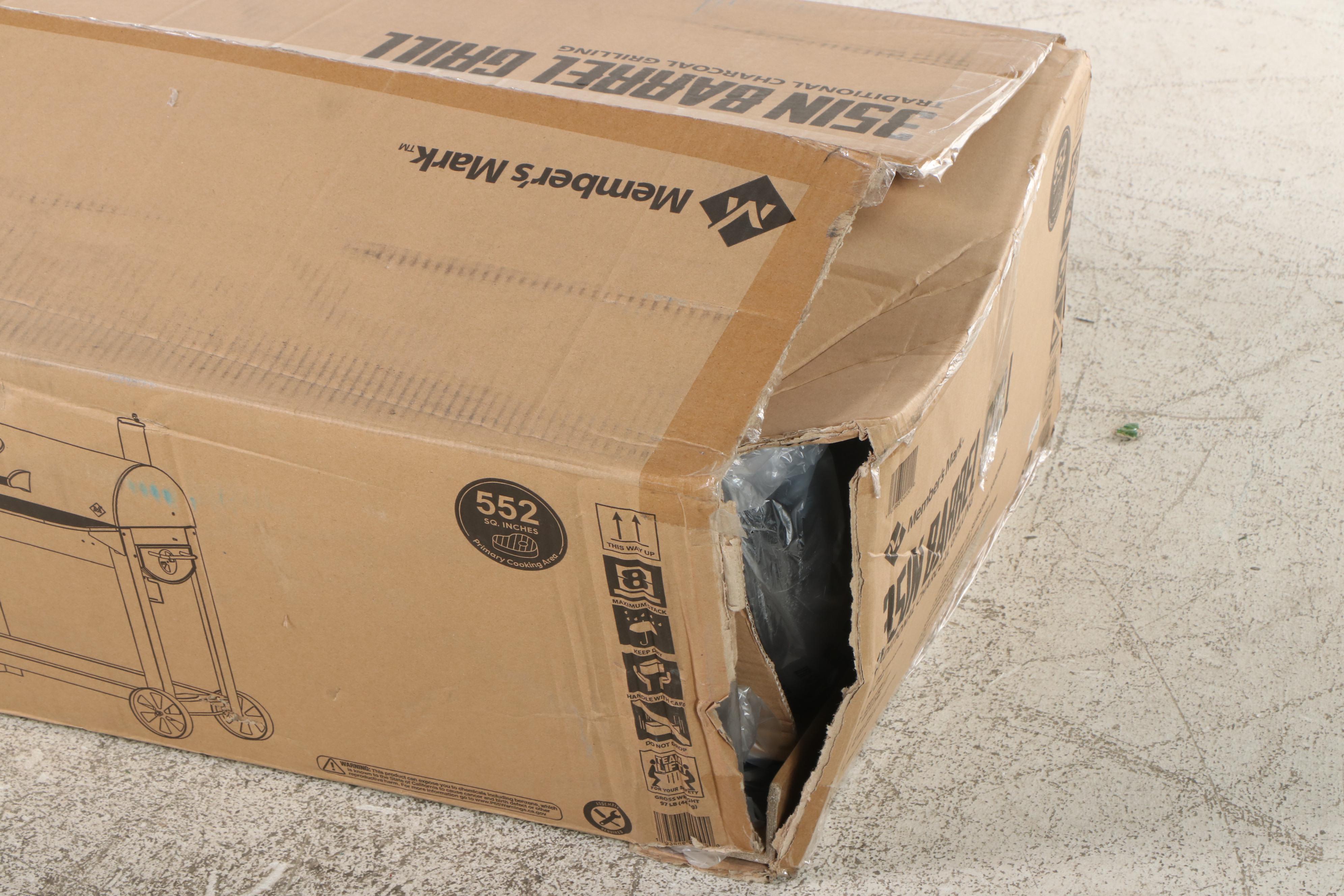 Member's Mark 35" Barrel Charcoal Grill