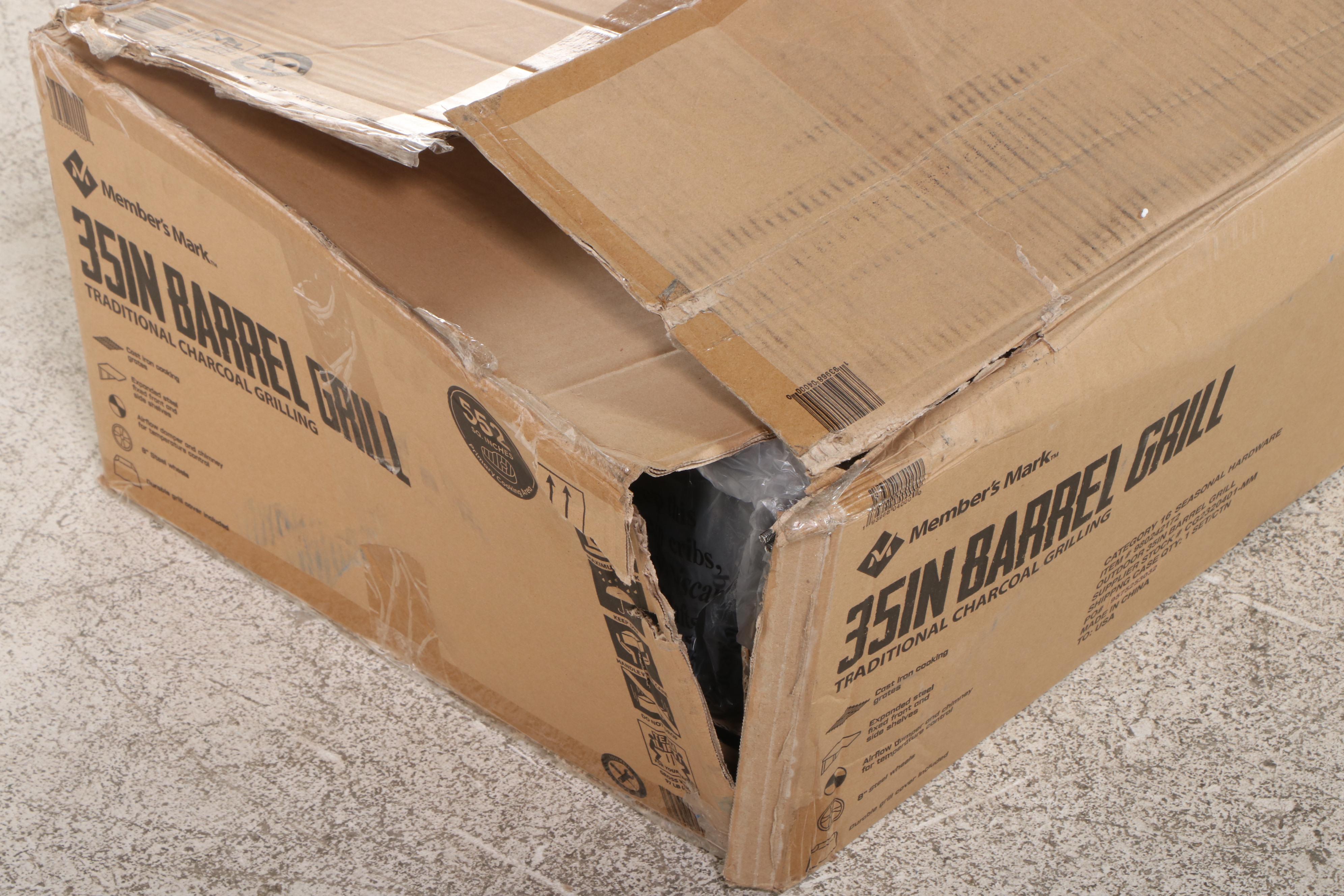 Member's Mark 35" Barrel Charcoal Grill