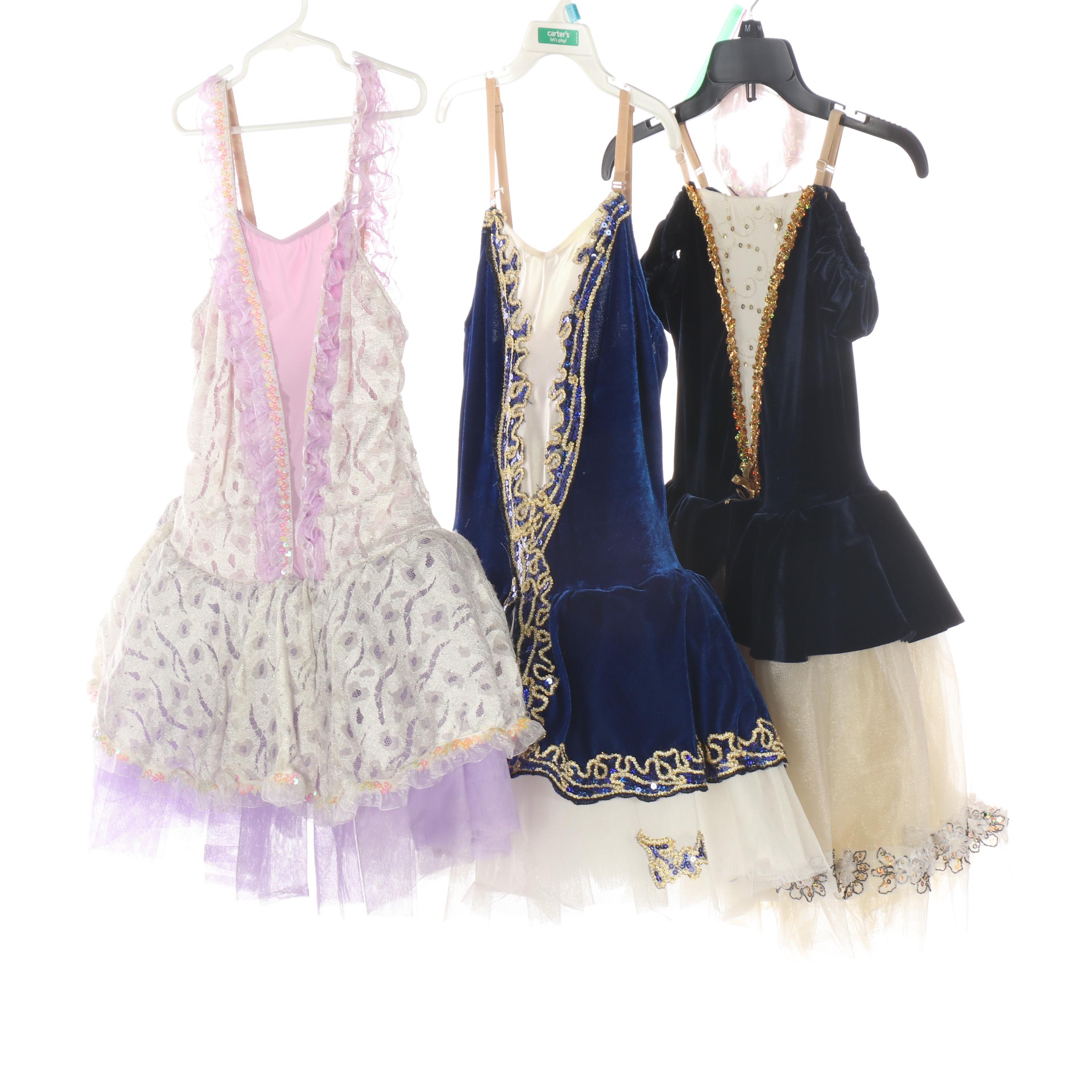 Girls' Embellished Dance Costumes/Recital Dresses