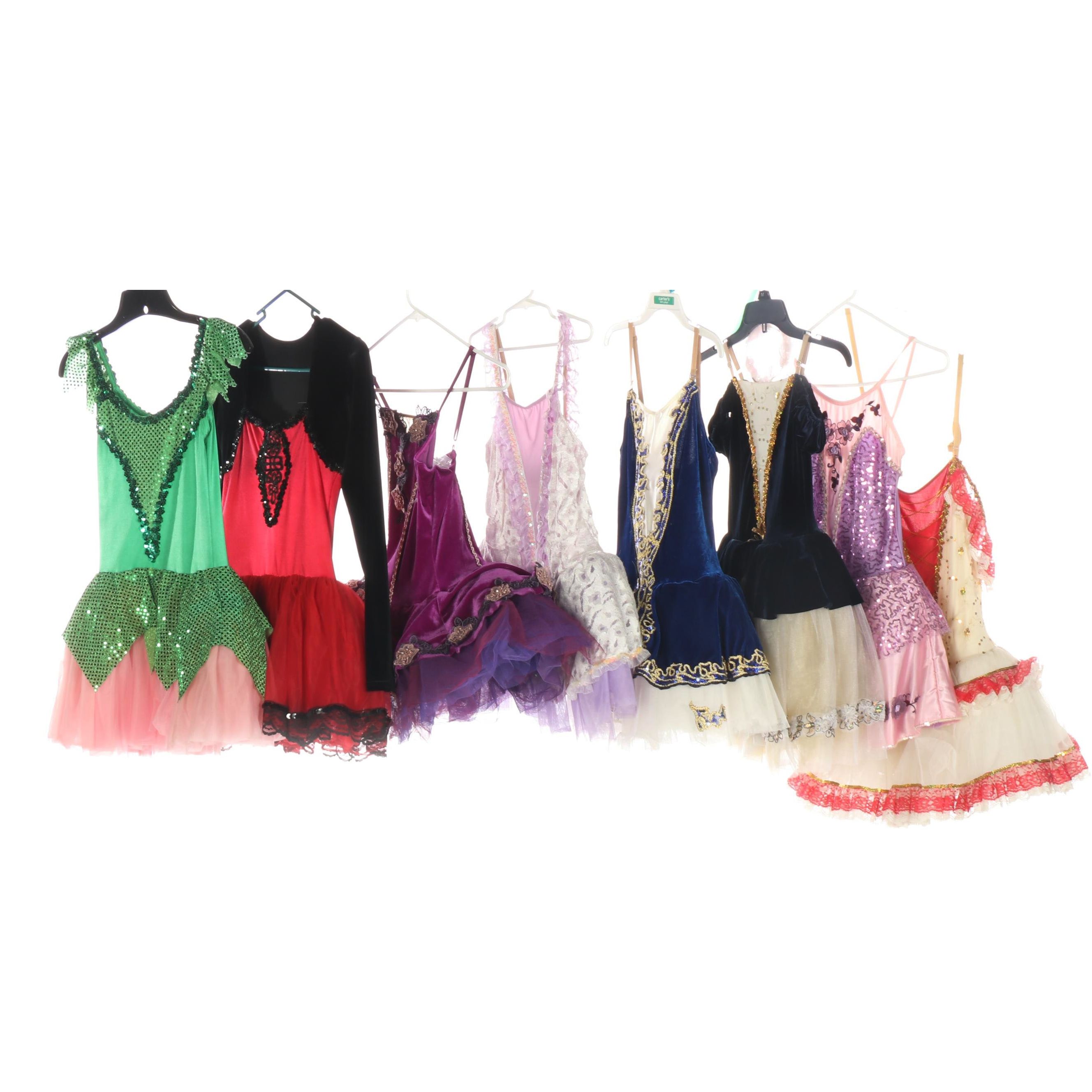 Girls' Embellished Dance Costumes/Recital Dresses