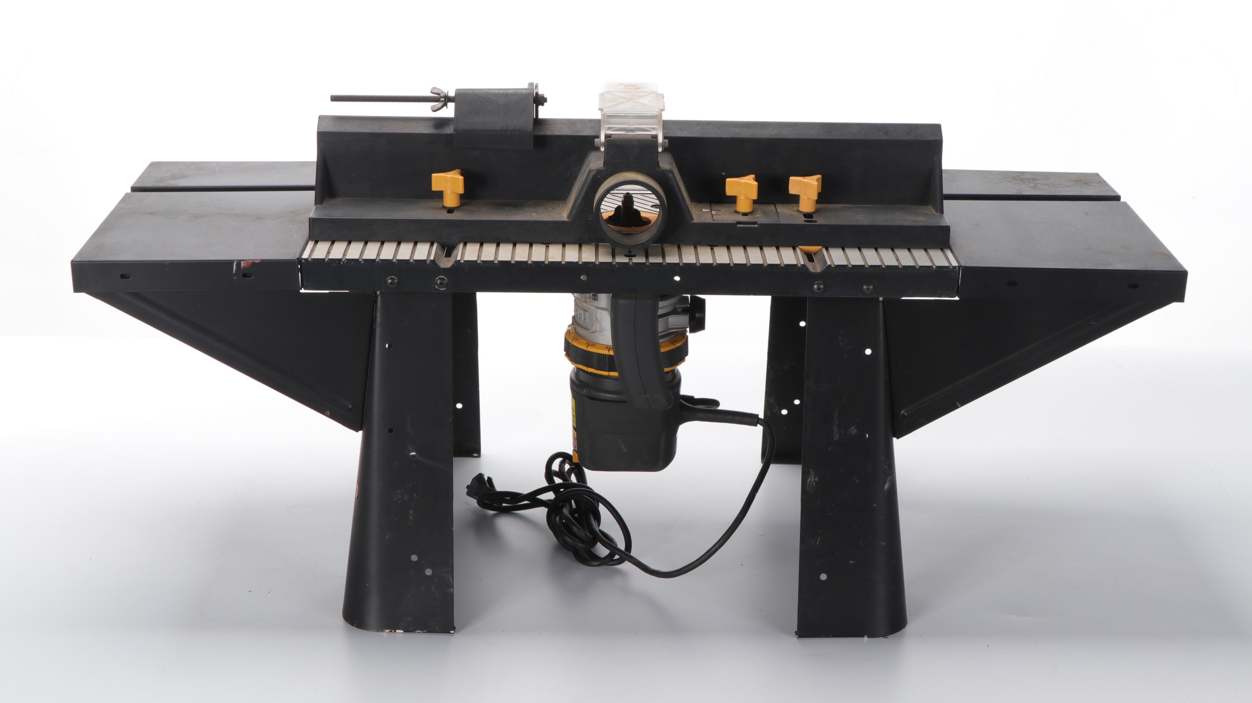 Craftsman Aluminum Router Table with SKIL Carbide Tip Router Bits, More