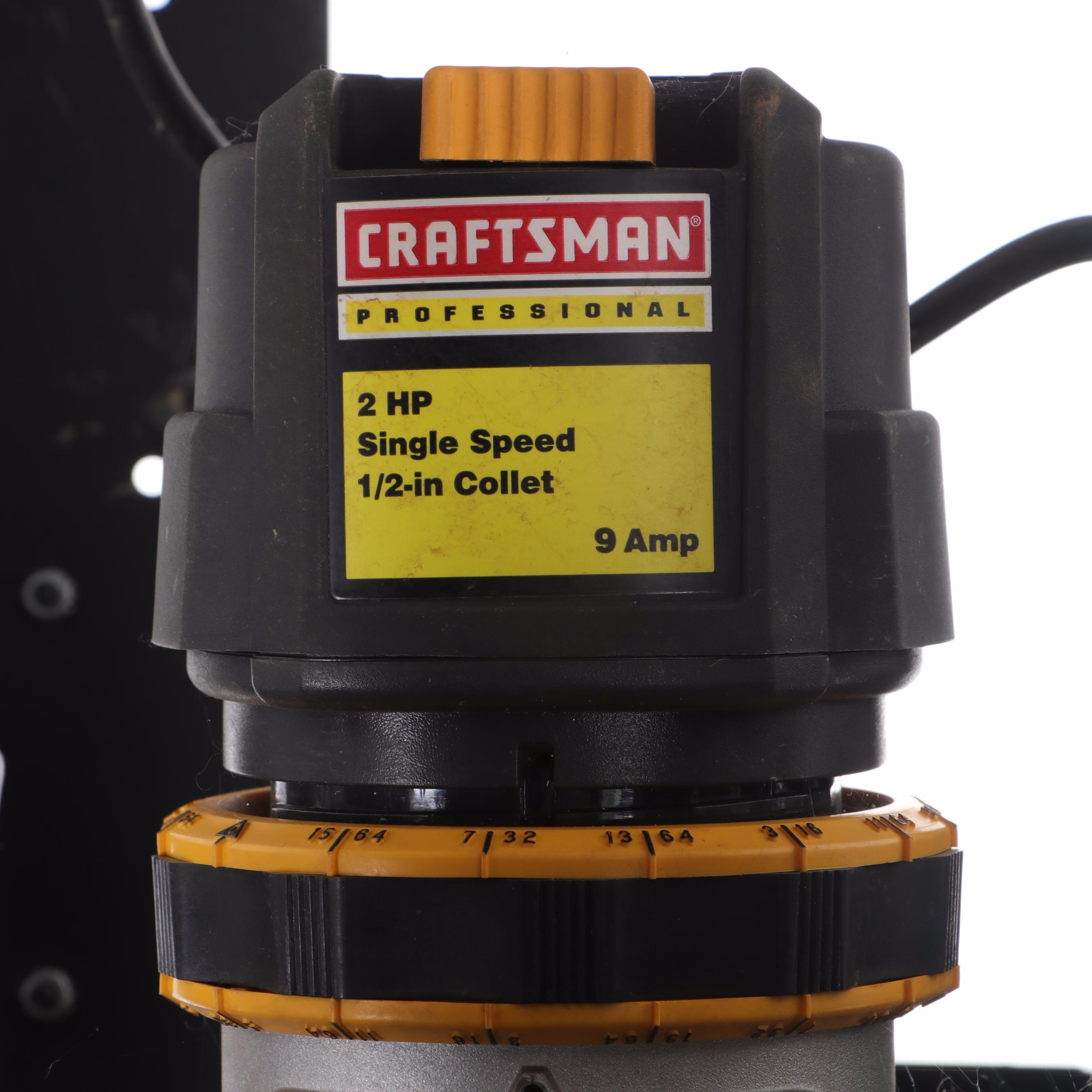 Craftsman Aluminum Router Table with SKIL Carbide Tip Router Bits, More