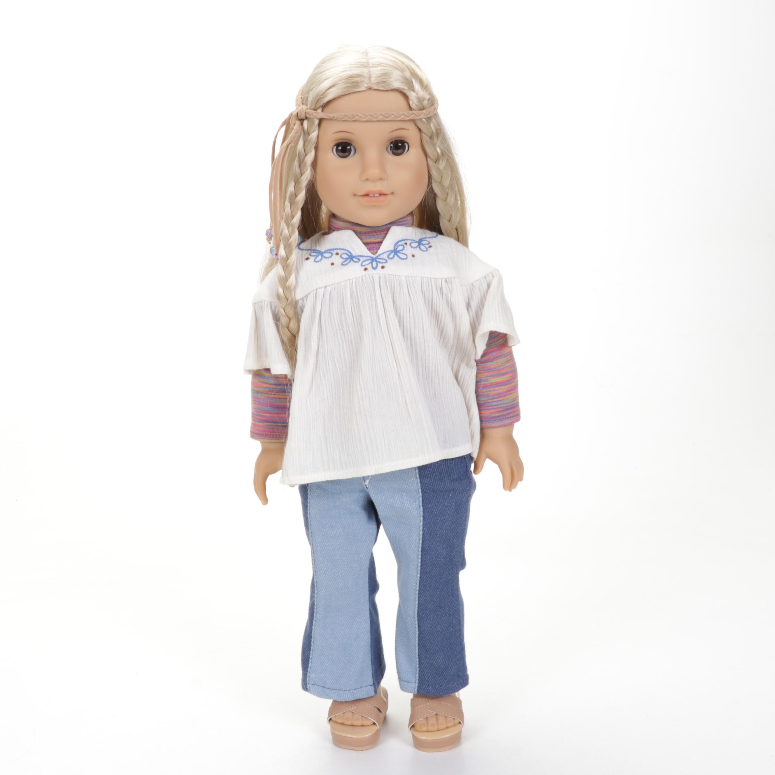 American Girl "Julie" Doll With Clothing, PC Game and "The Body Book For Girls"