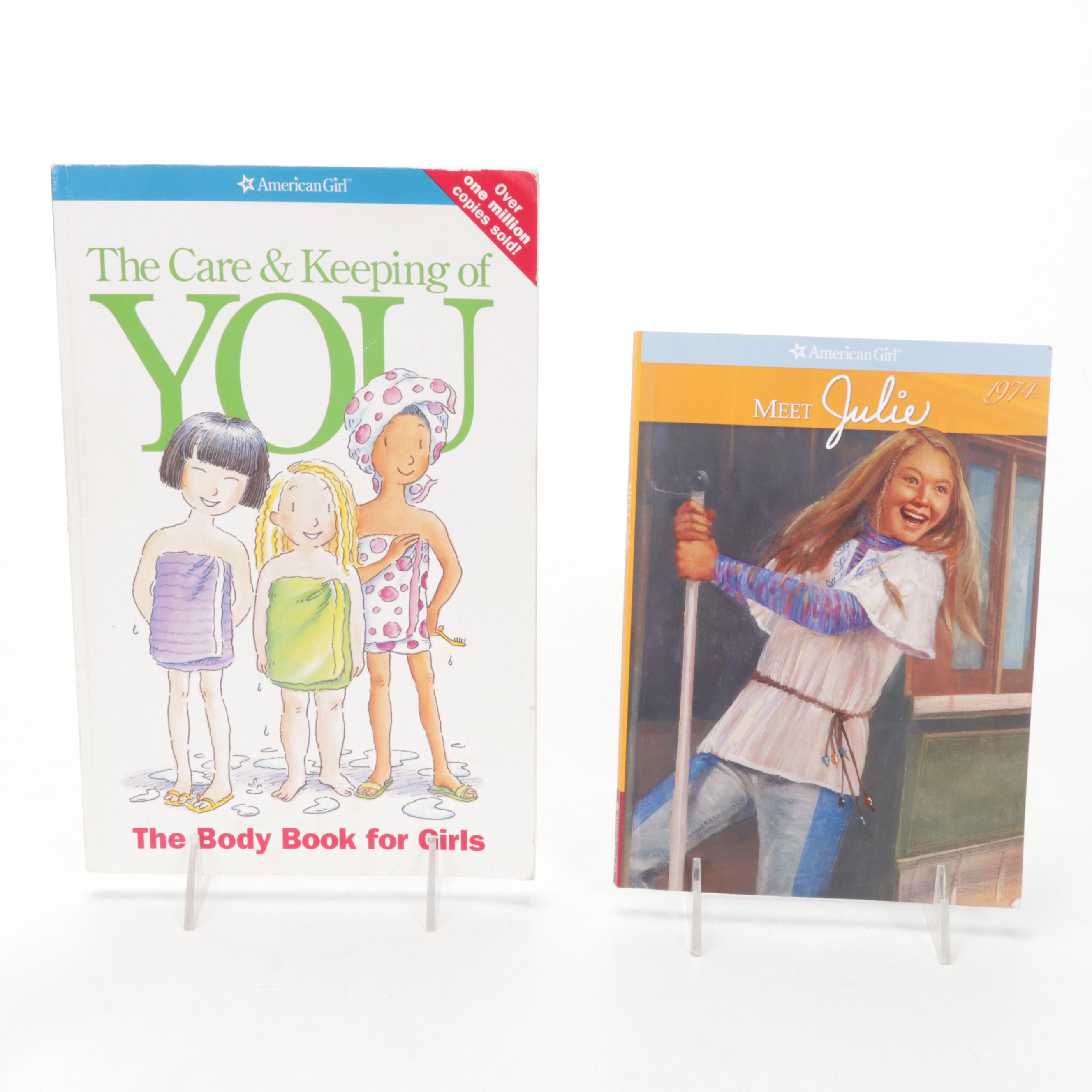 American Girl "Julie" Doll With Clothing, PC Game and "The Body Book For Girls"