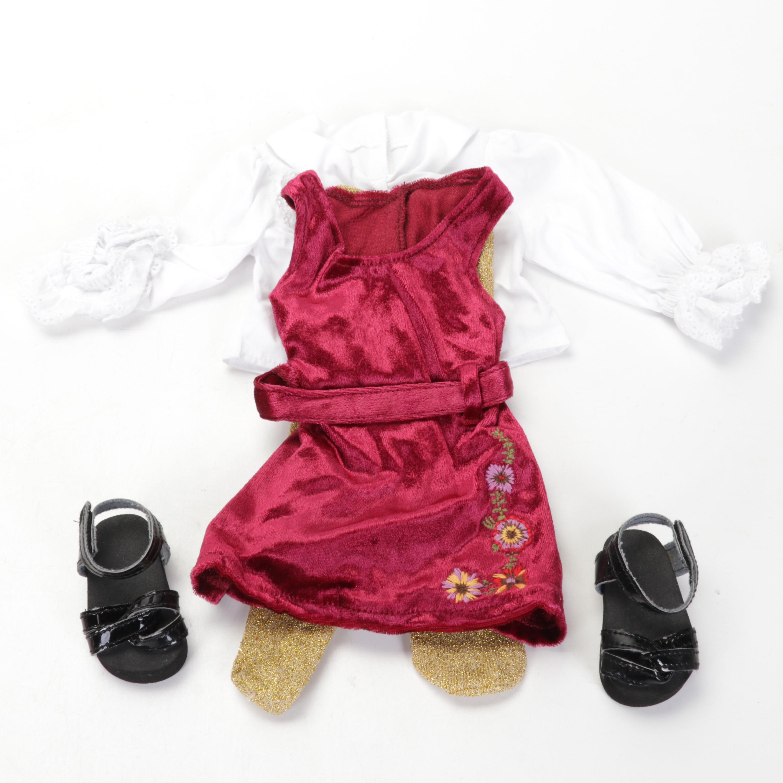 American Girl "Julie" Doll With Clothing, PC Game and "The Body Book For Girls"