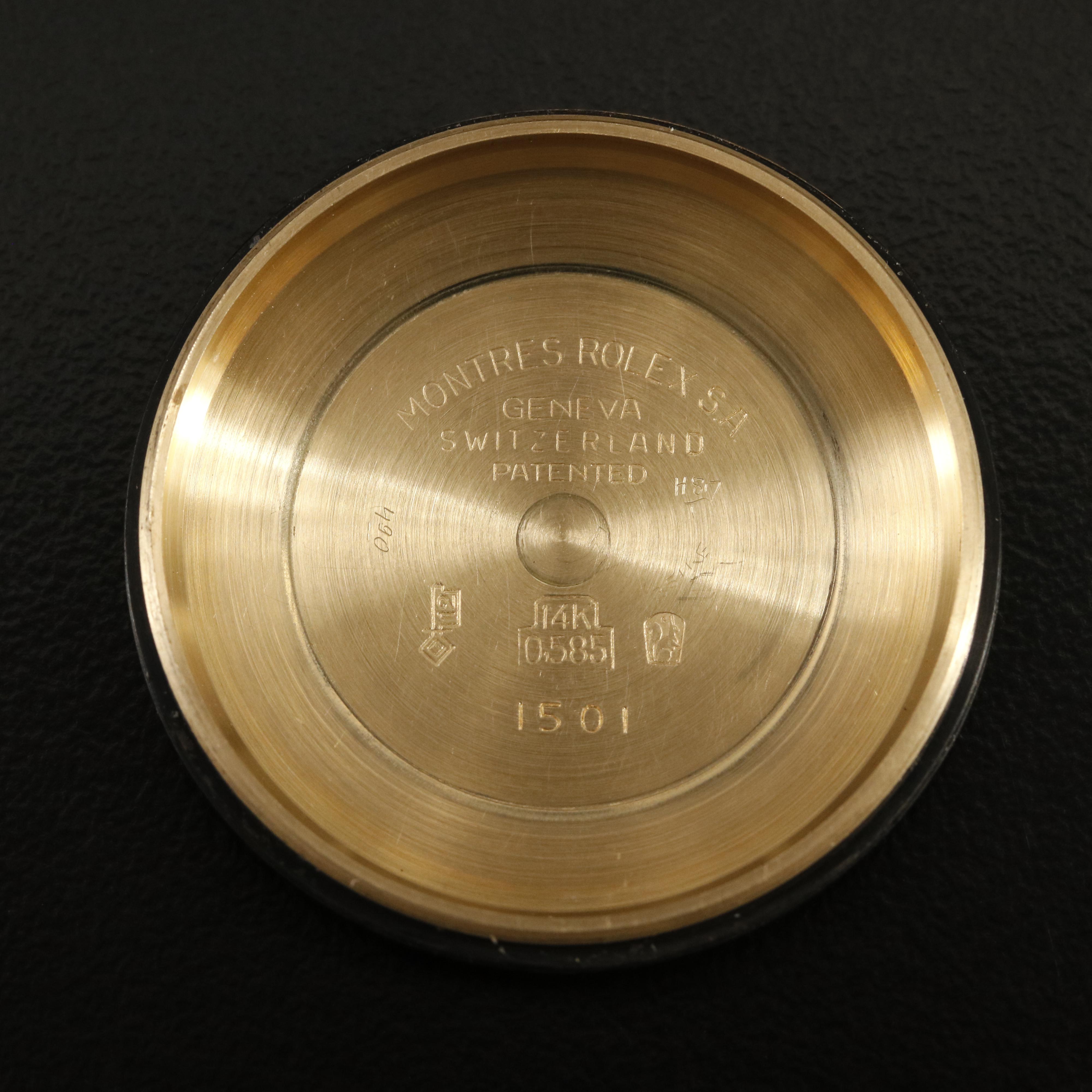 1968 Rolex 14K Oyster Perpetual Date Watch