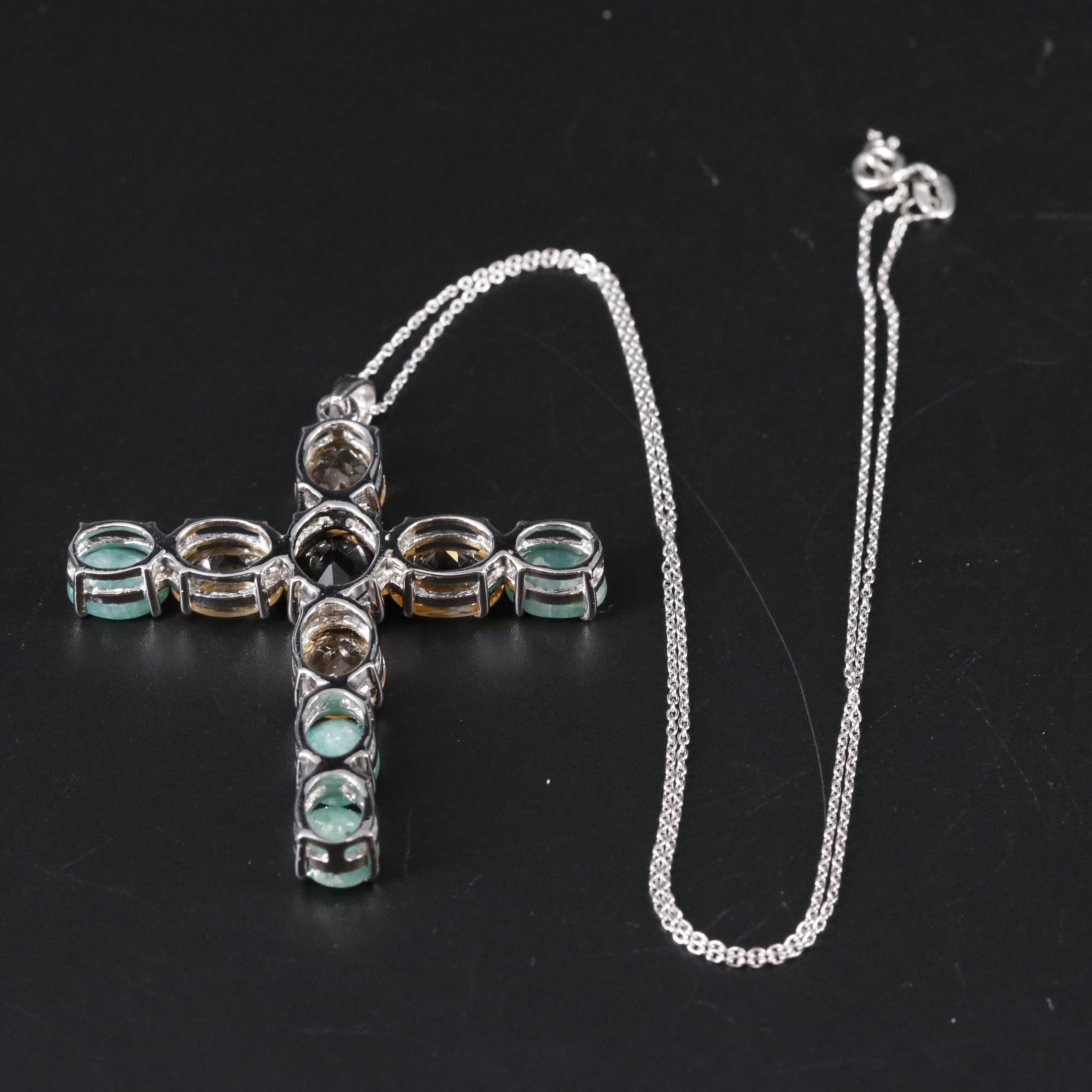 Sterling Silver Gemstone Necklace