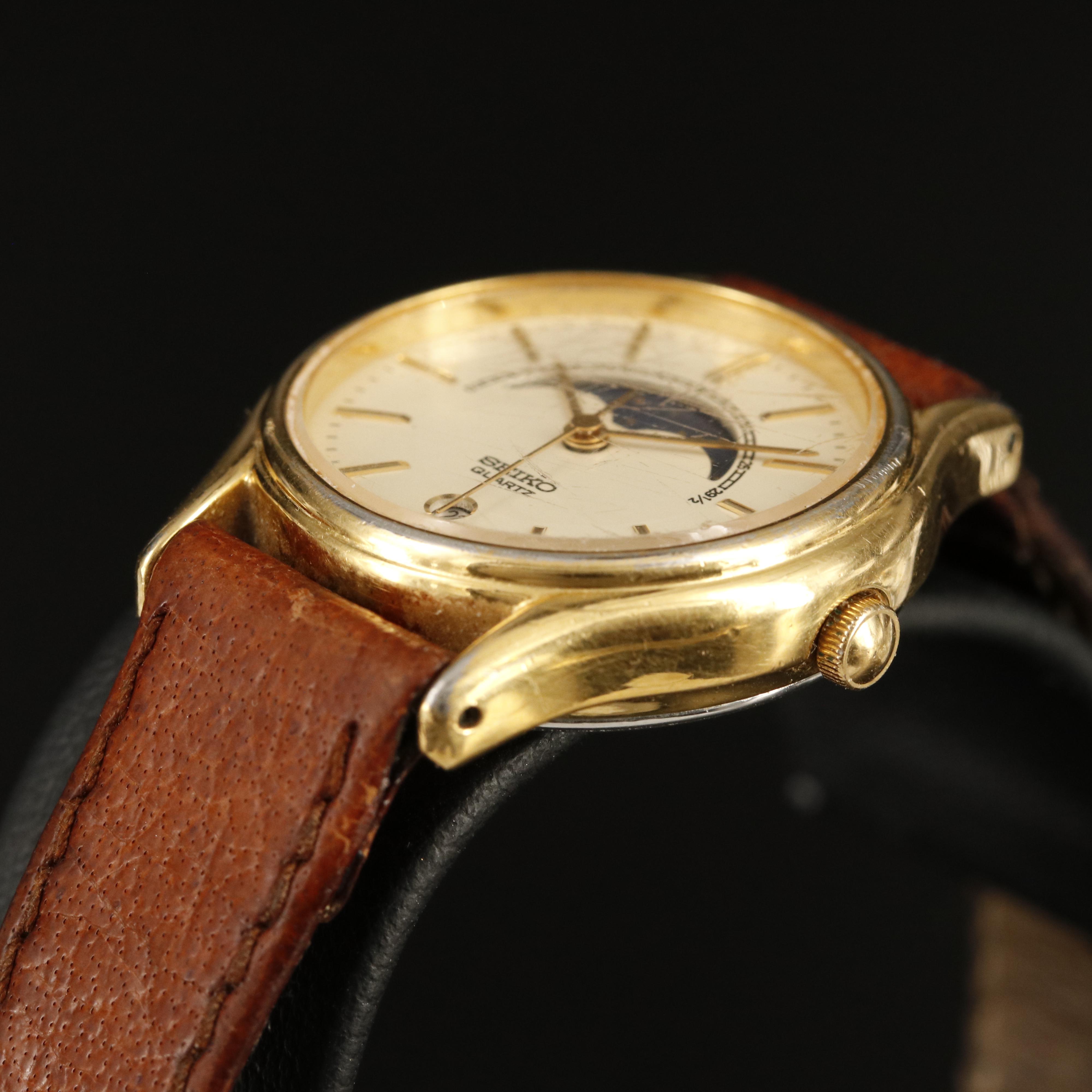 Seiko Moonphase Quartz Watch