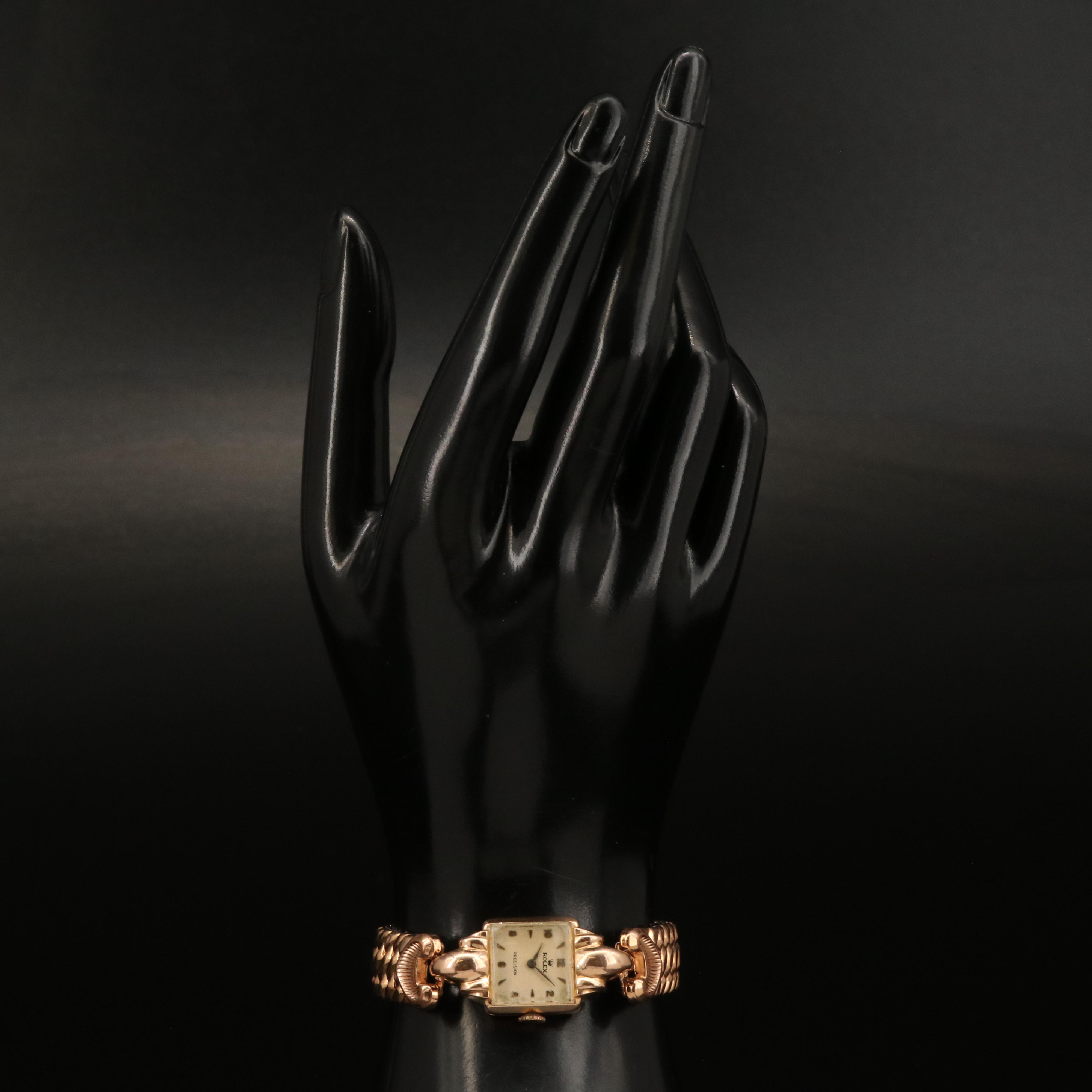 Vintage 14K Rolex Precision Super Balance Watch