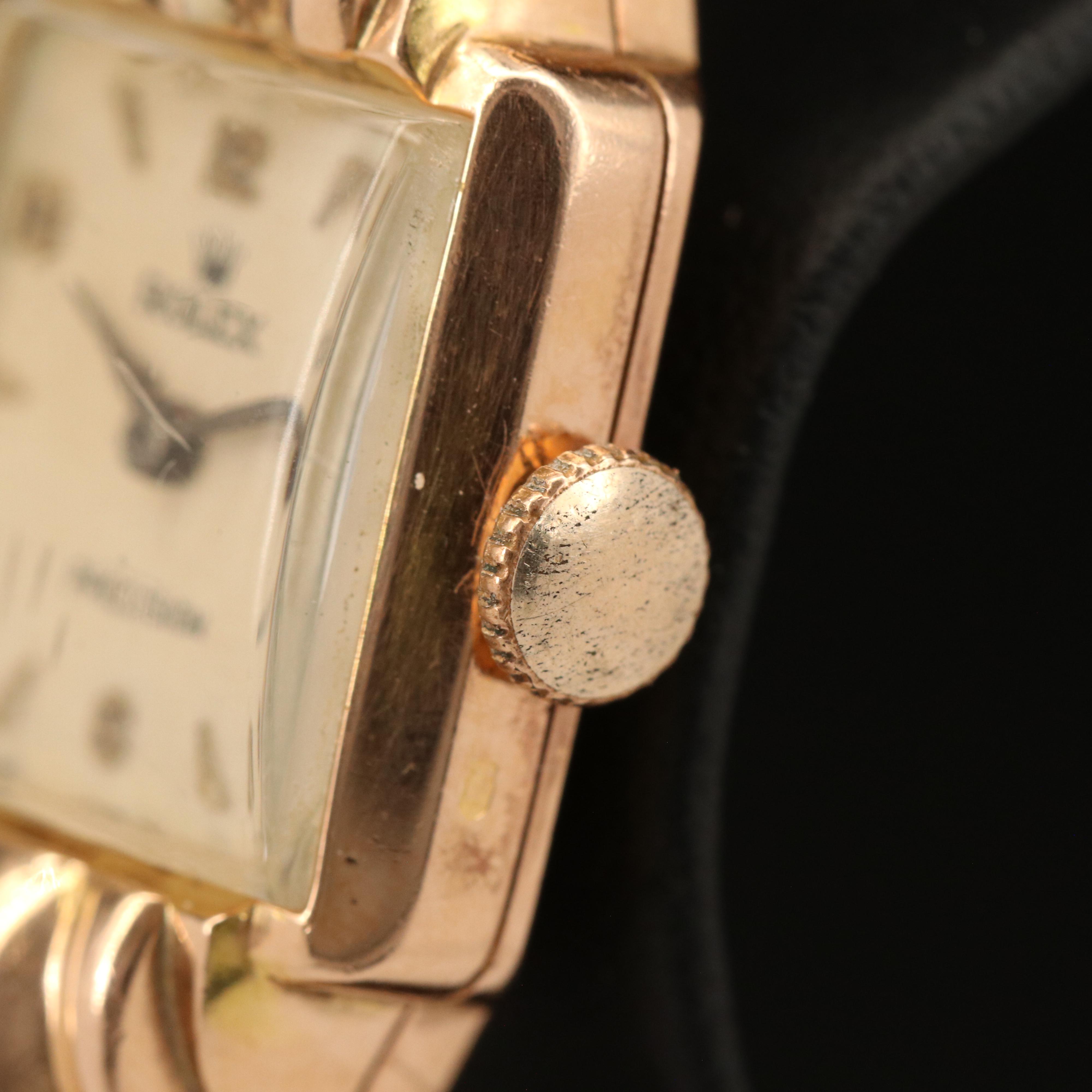 Vintage 14K Rolex Precision Super Balance Watch