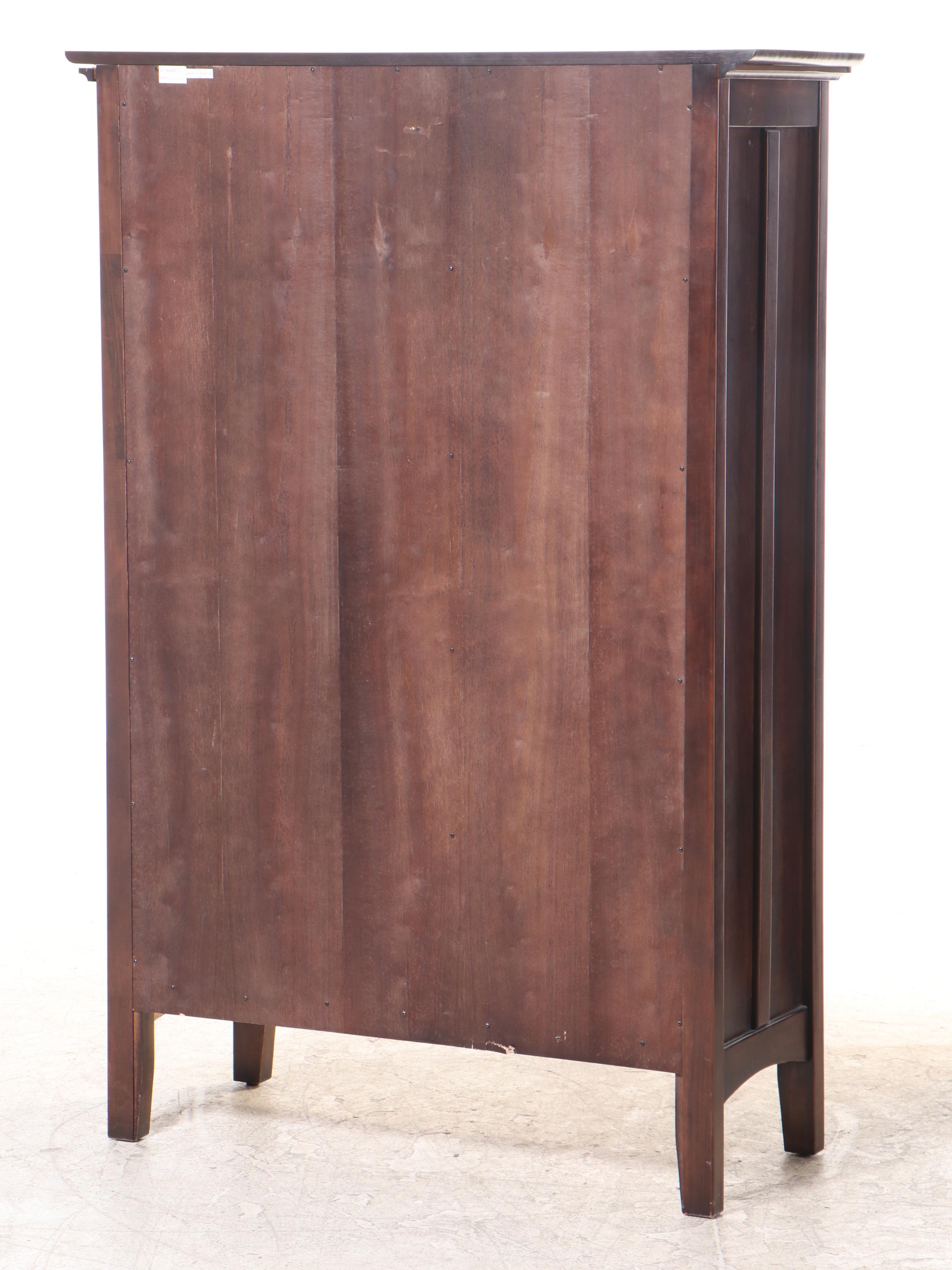 American Signature Hardwood Chifferobe with Mirror