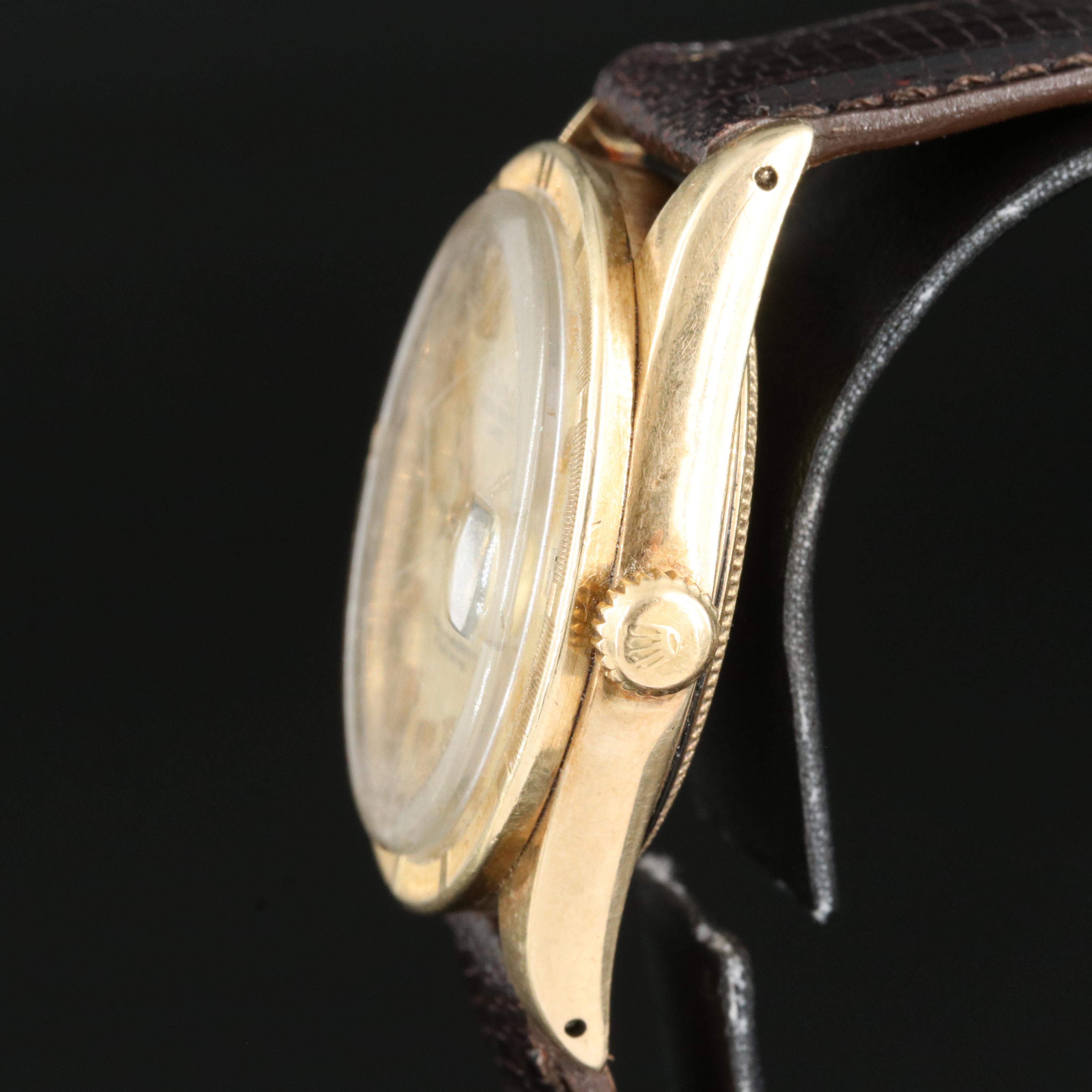 1968 Rolex 14K Oyster Perpetual Date Watch