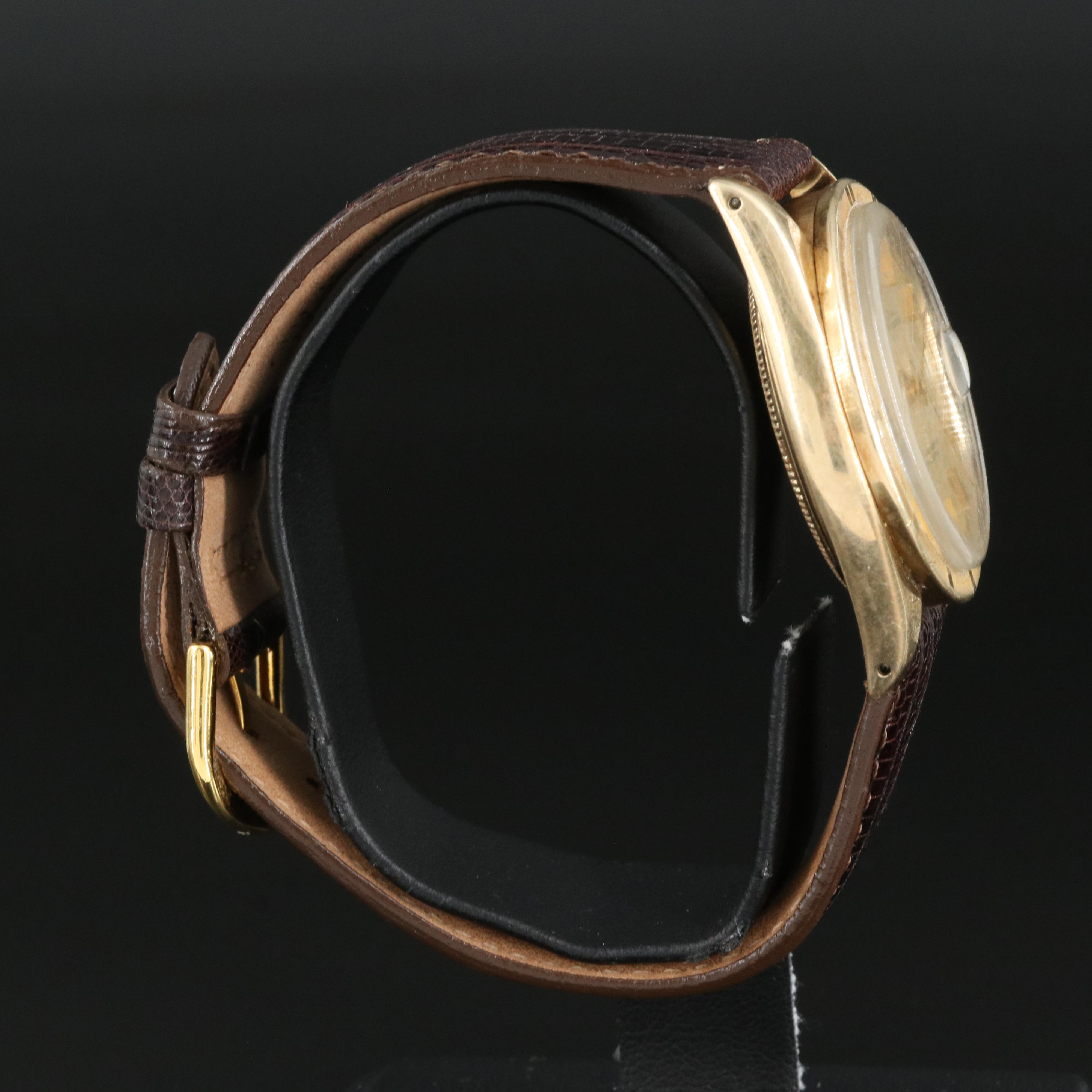 1968 Rolex 14K Oyster Perpetual Date Watch