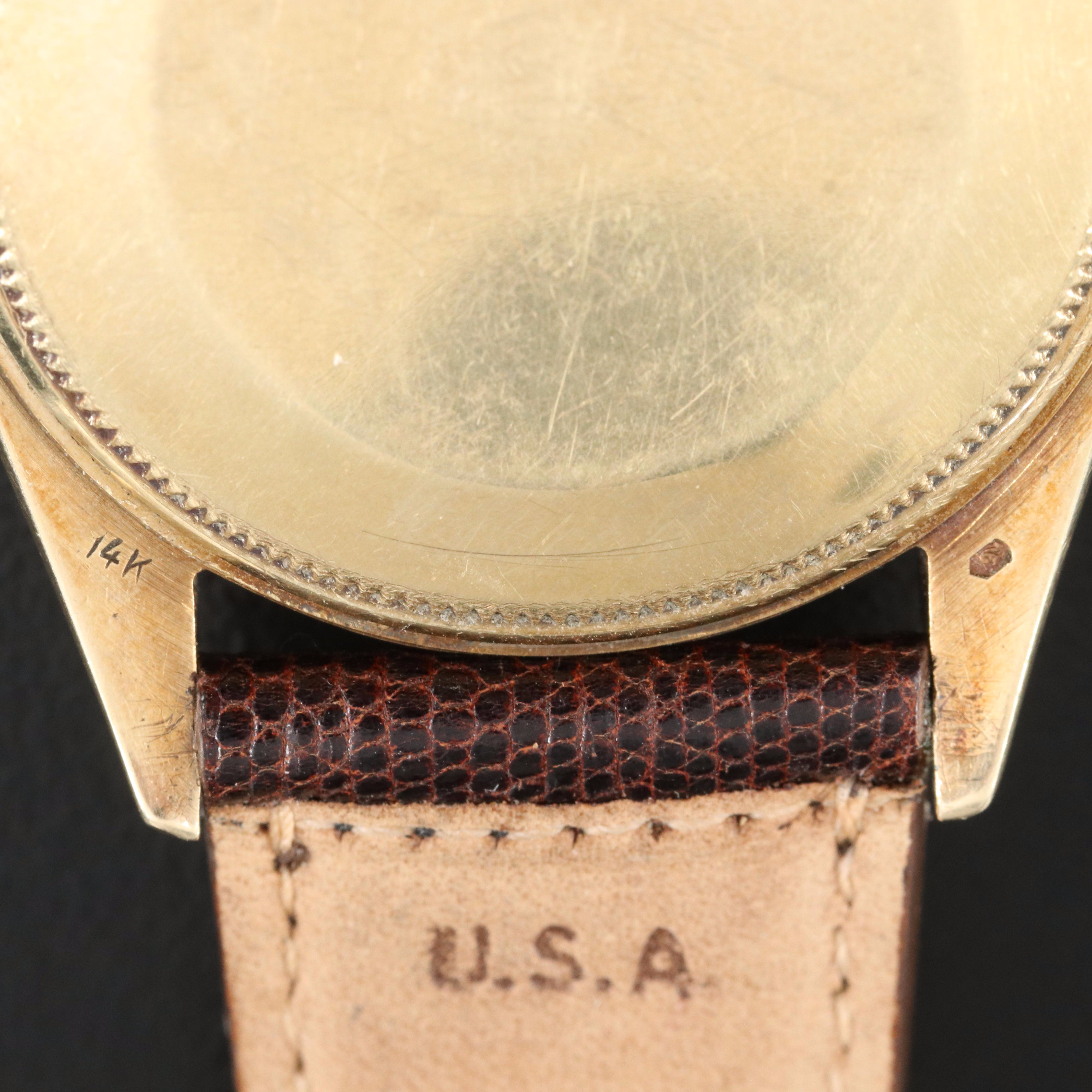 1968 Rolex 14K Oyster Perpetual Date Watch