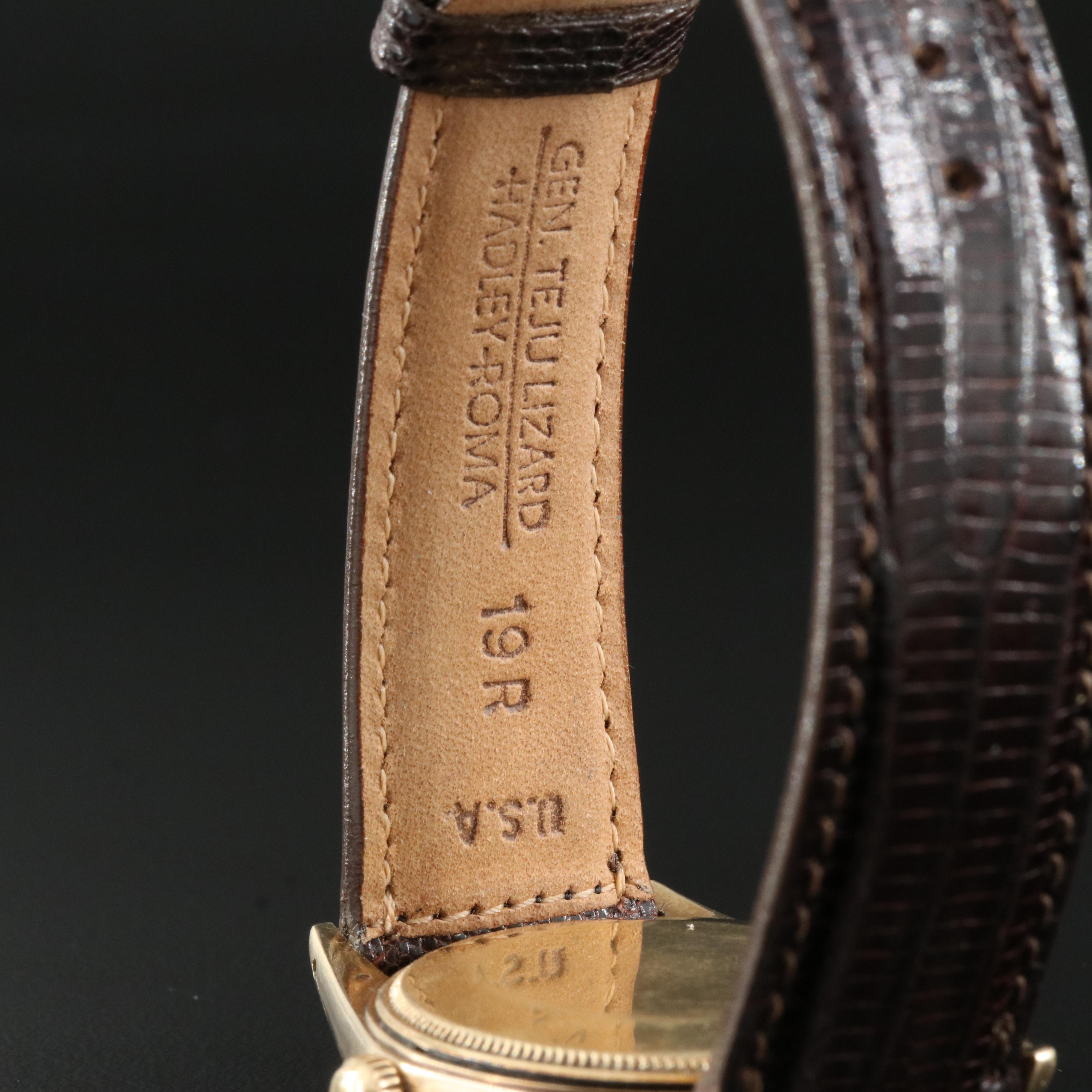 1968 Rolex 14K Oyster Perpetual Date Watch