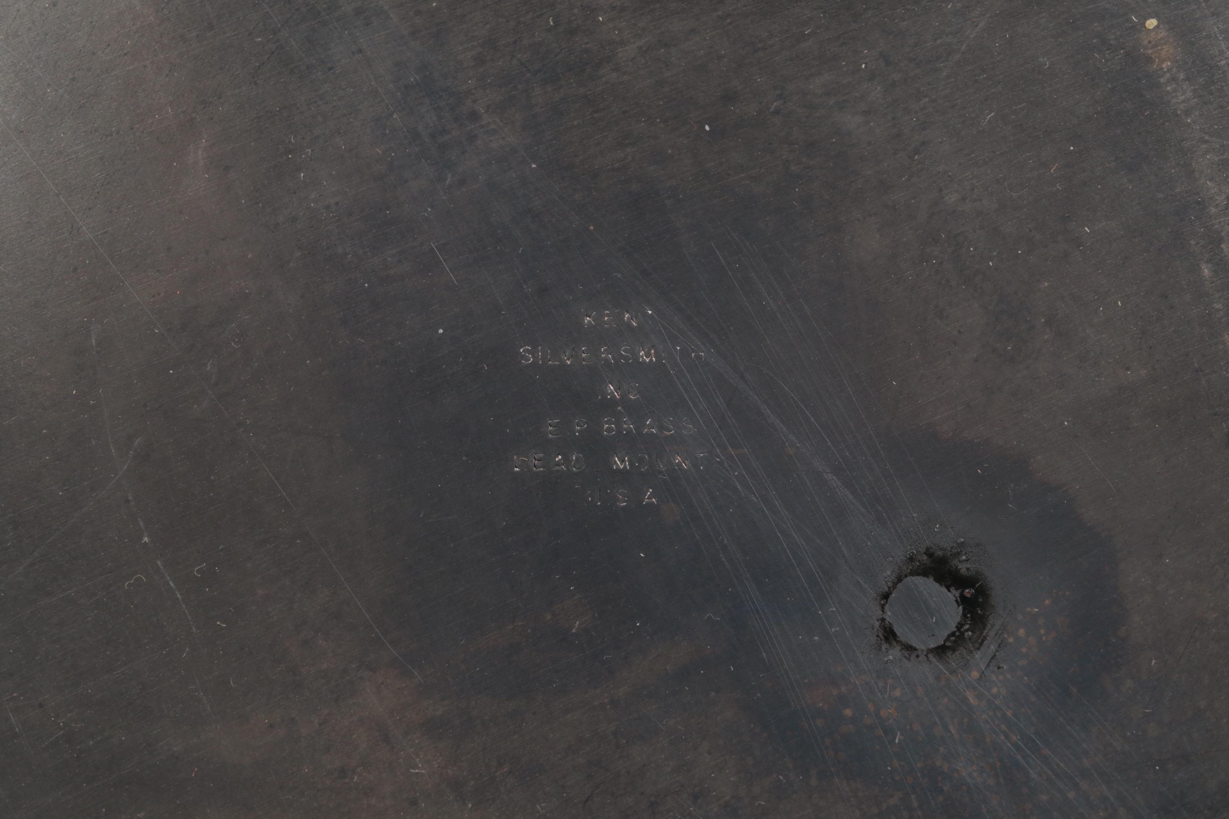 Silver Plate Serving Dish with Condiment Set and Other Serveware