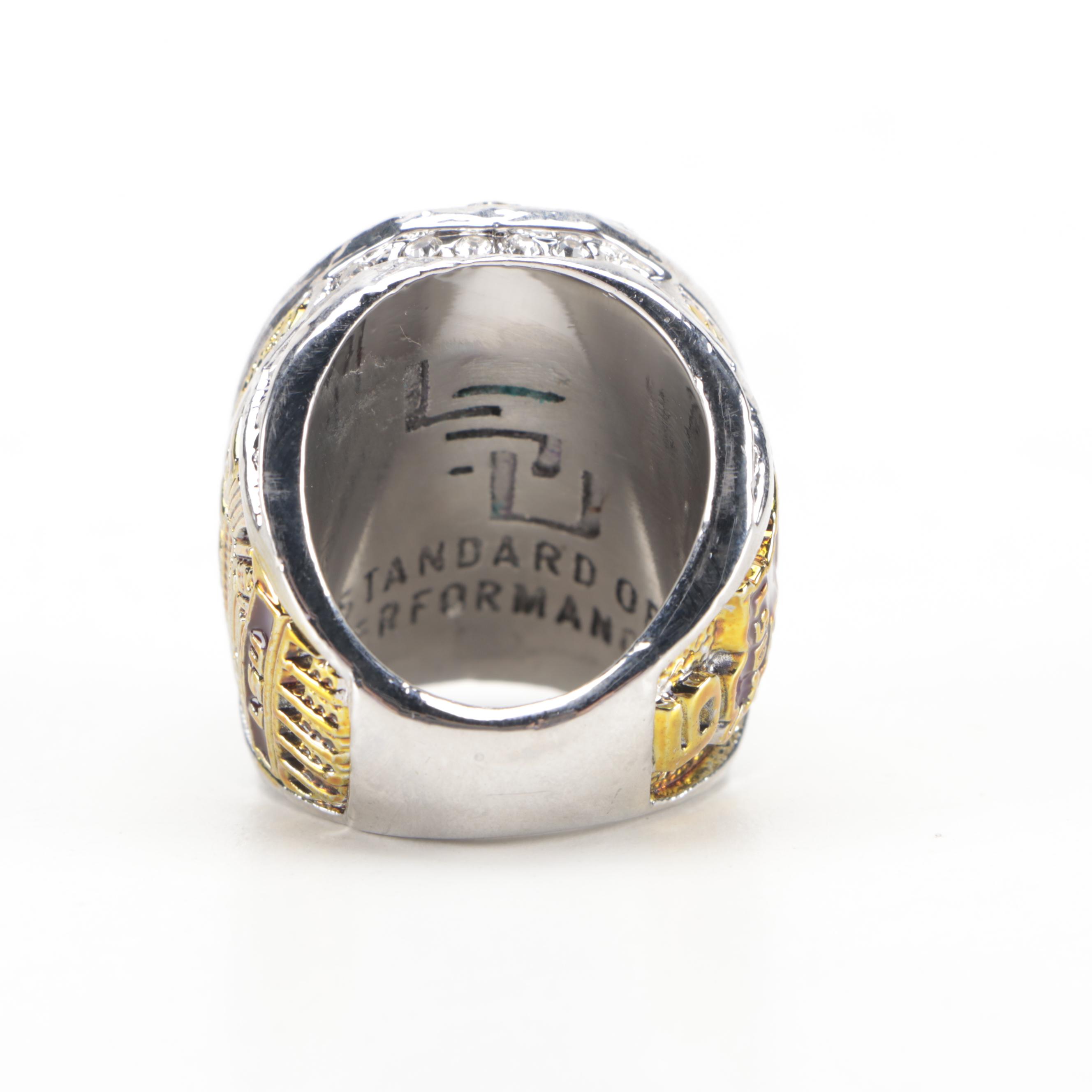 Tom Brady and Joe Burrow Football Championship Replica Rings, 2010s