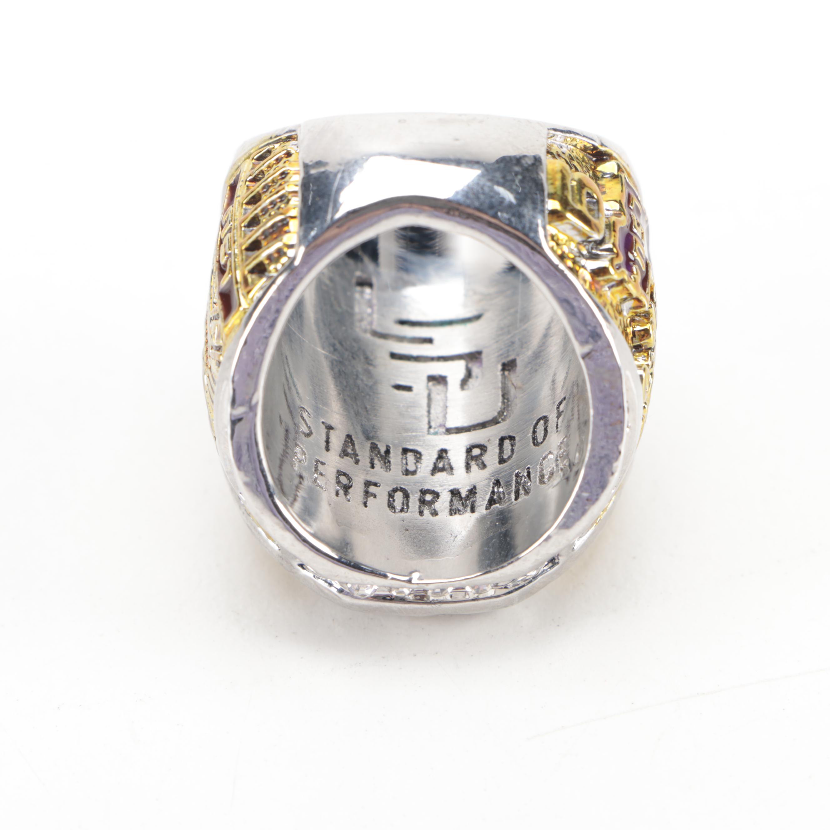 Tom Brady and Joe Burrow Football Championship Replica Rings, 2010s