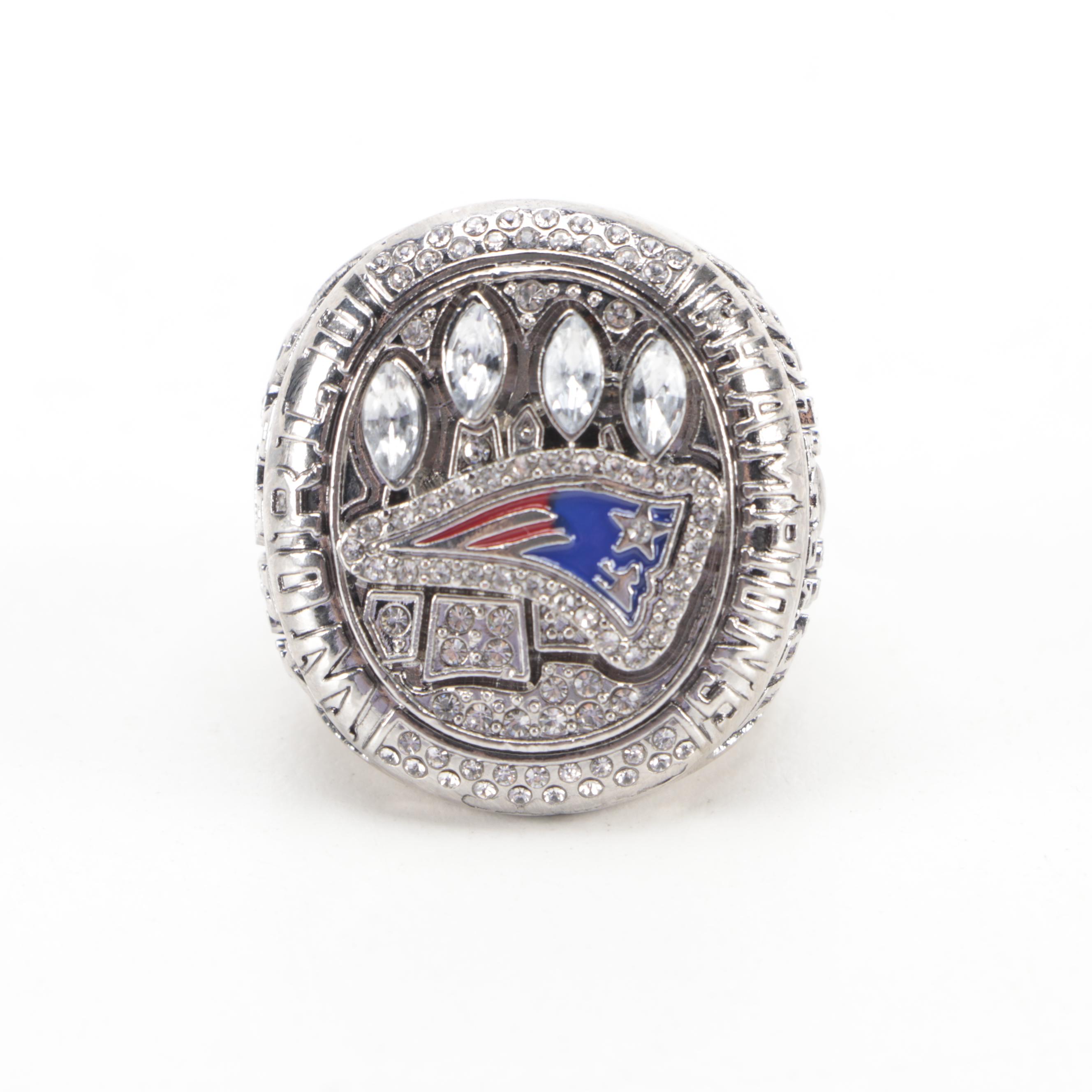 Tom Brady and Joe Burrow Football Championship Replica Rings, 2010s