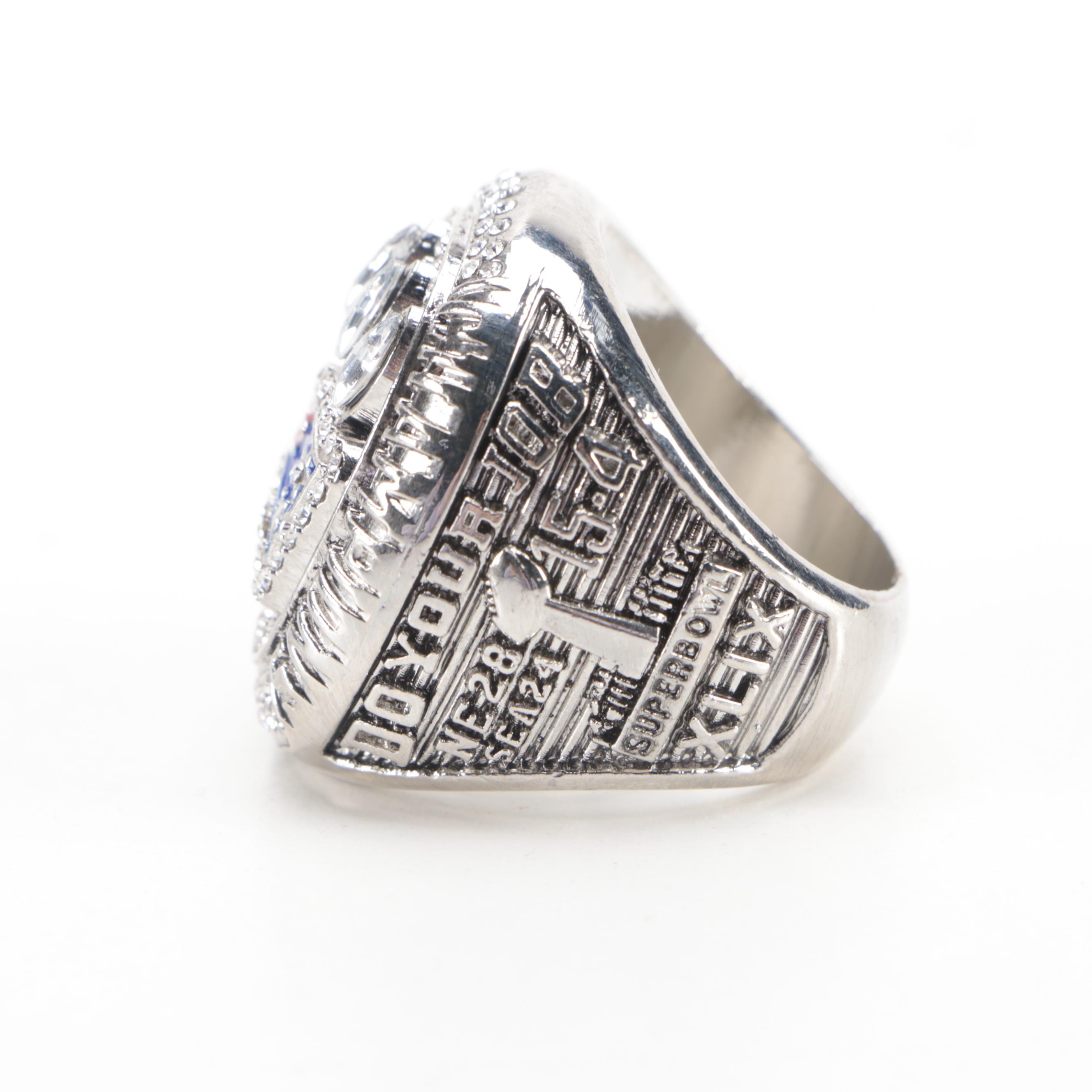 Tom Brady and Joe Burrow Football Championship Replica Rings, 2010s