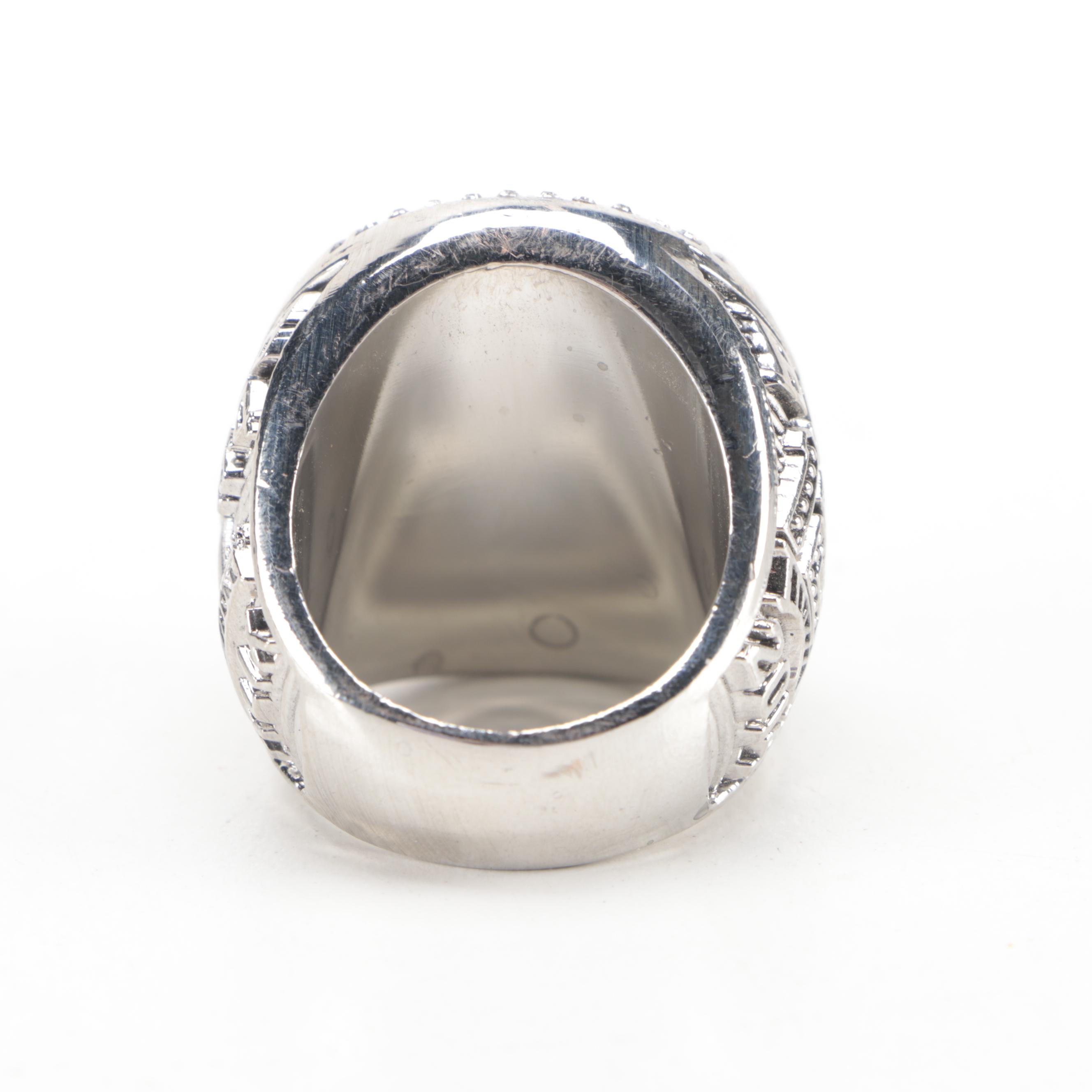 Tom Brady and Joe Burrow Football Championship Replica Rings, 2010s