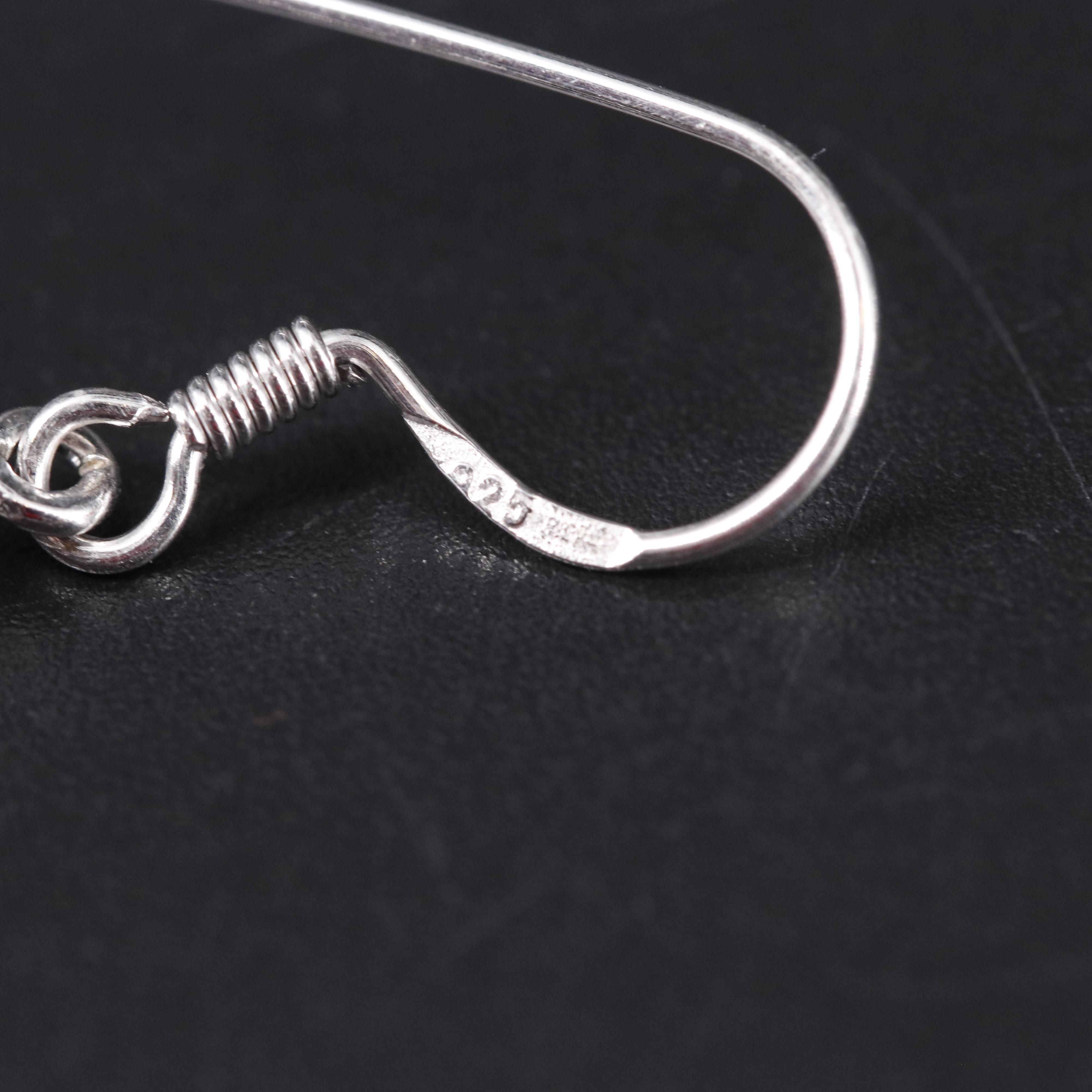 Sterling Silver Gemstone Chandelier Earrings