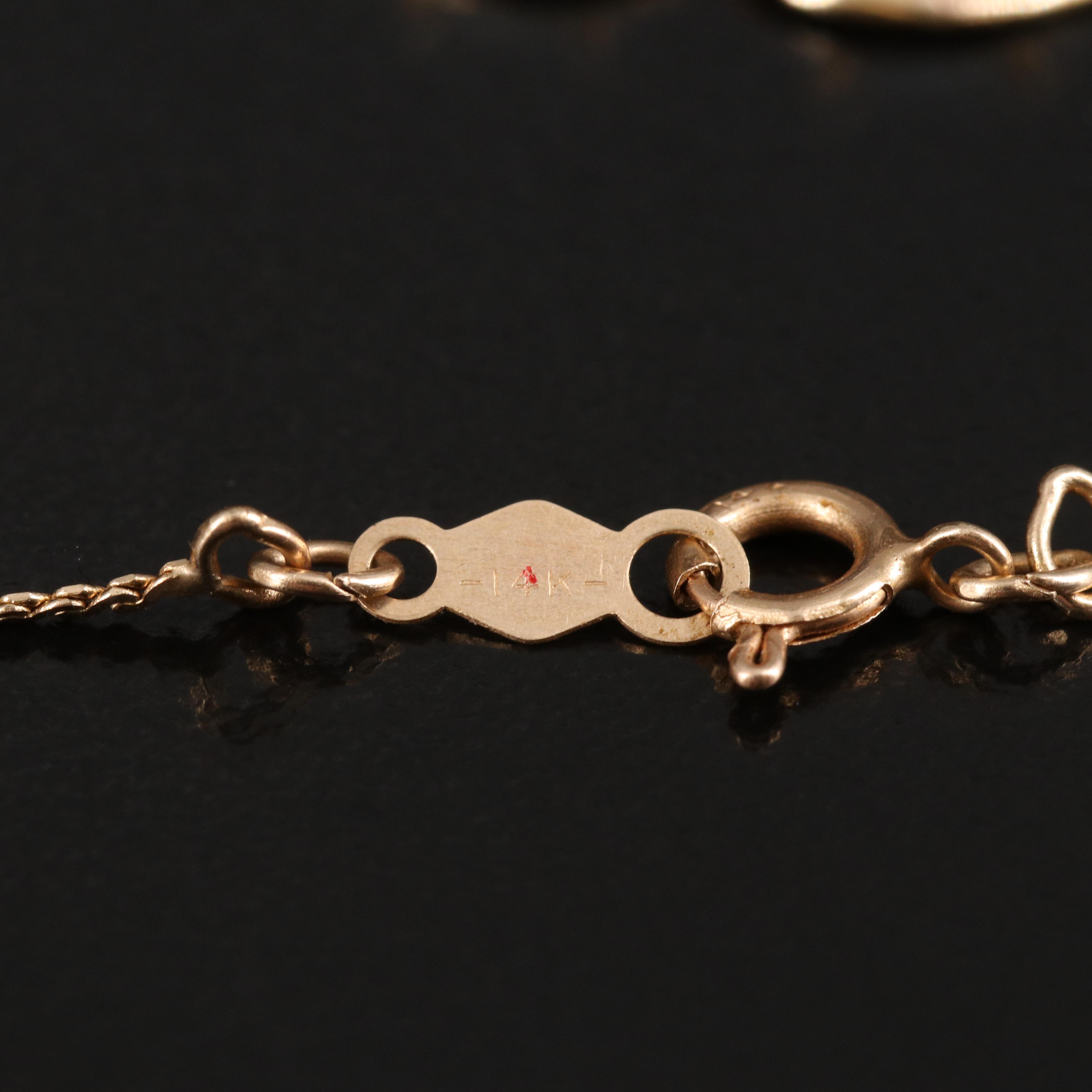 14K Opal Cabochon Bracelet