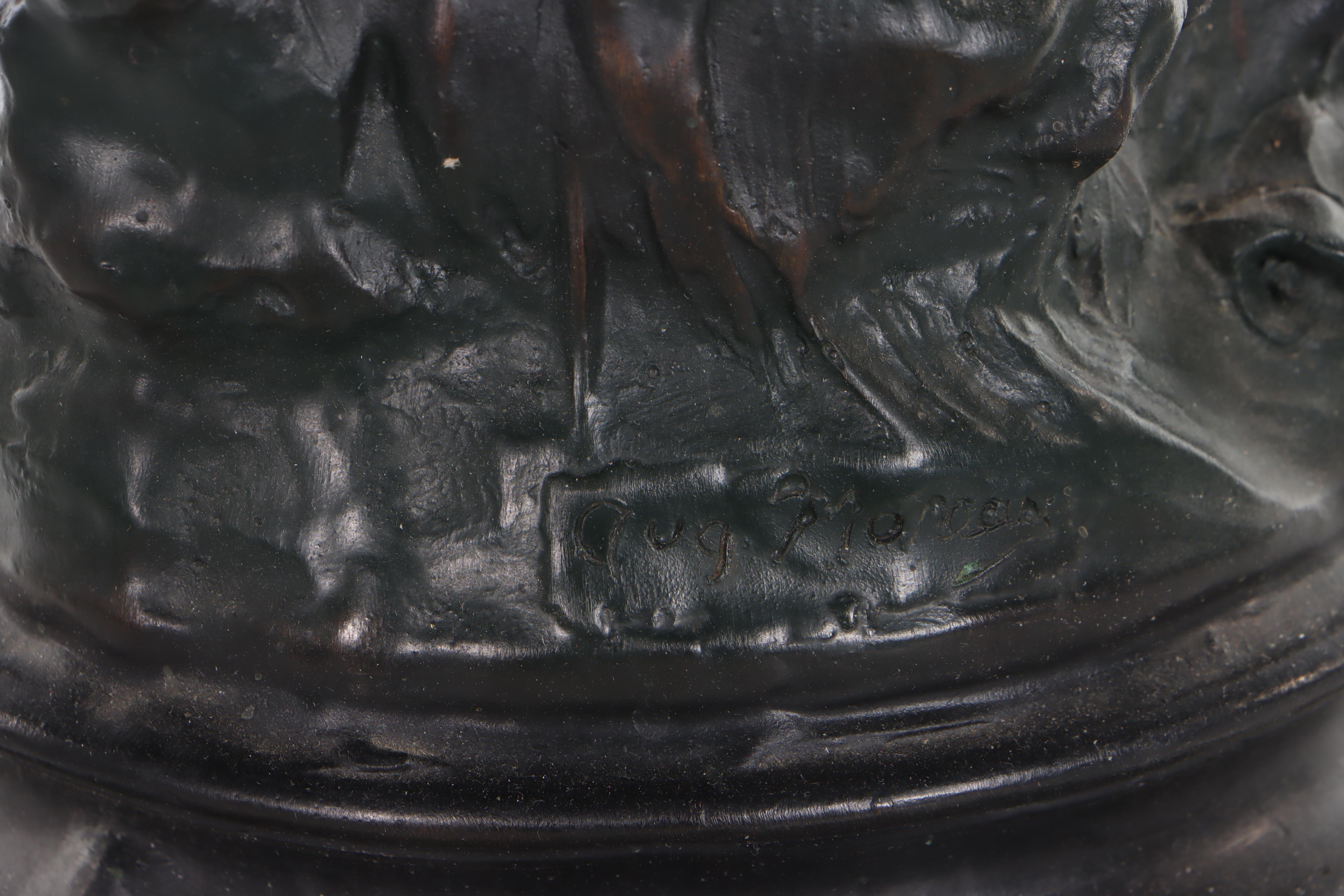 Bronze Sculpture After Auguste Moreau of Playful Children