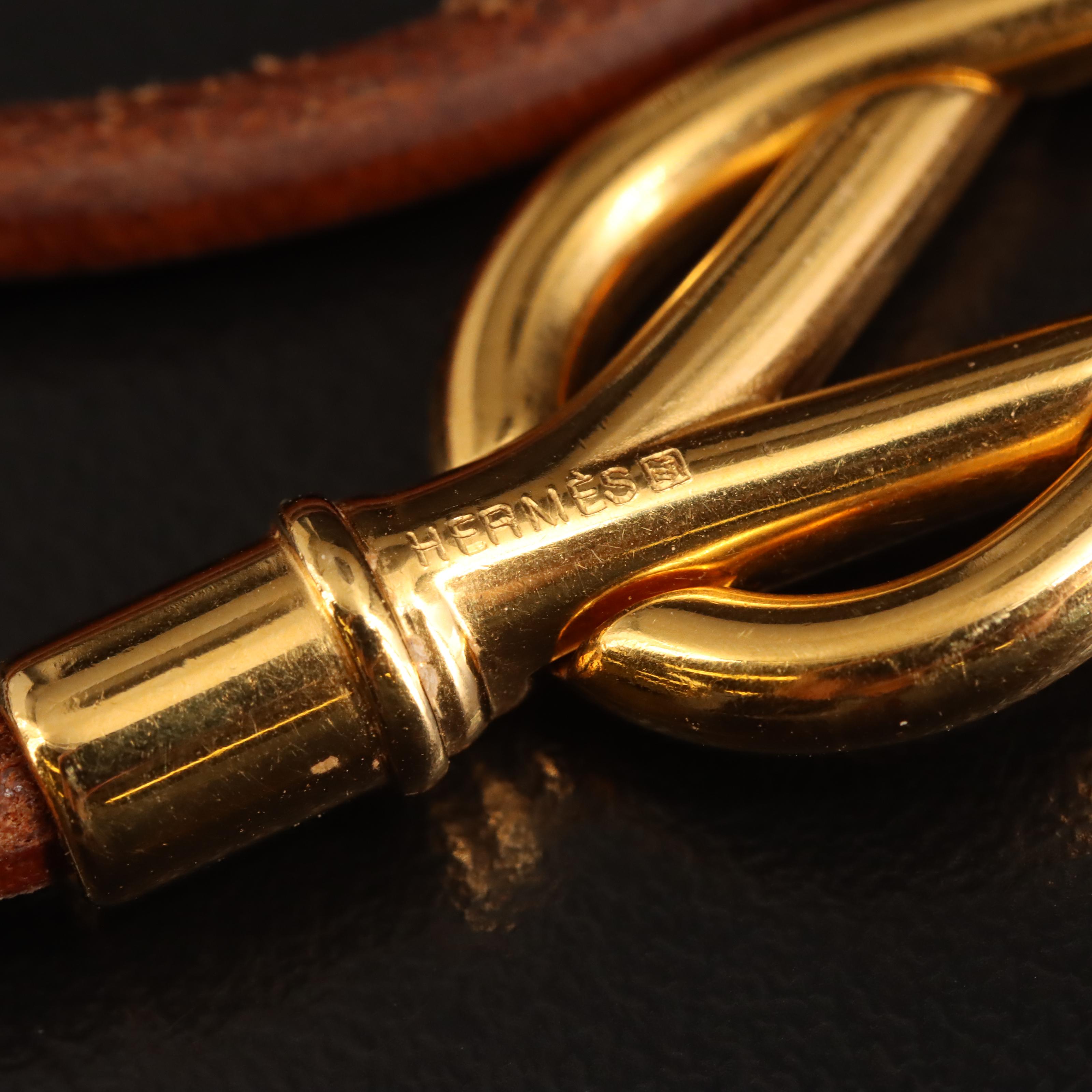 Hermès "Atamé" Double Wrap Bracelet