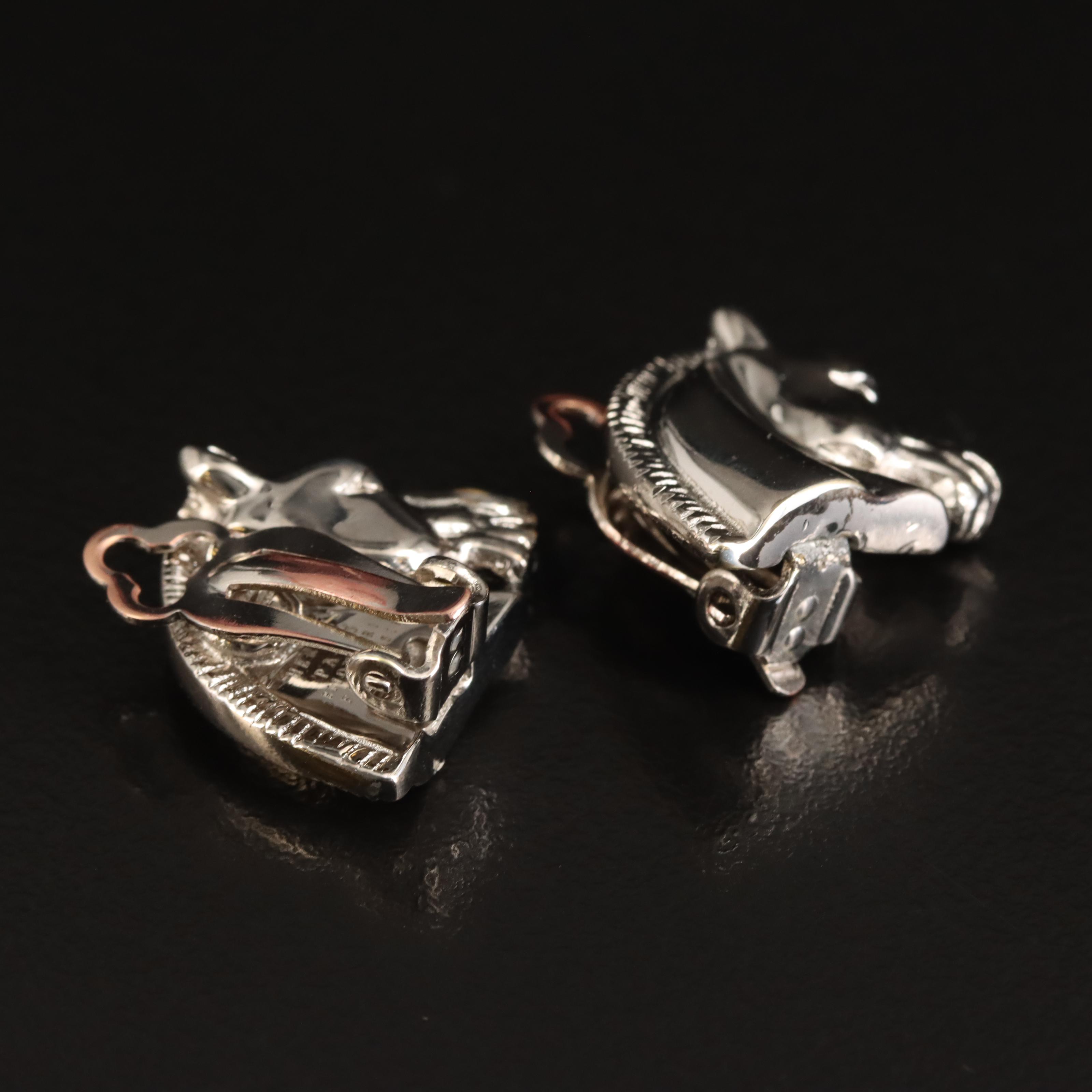 Hermès "Bijouterie Fantaisie" Horse Head Earrings